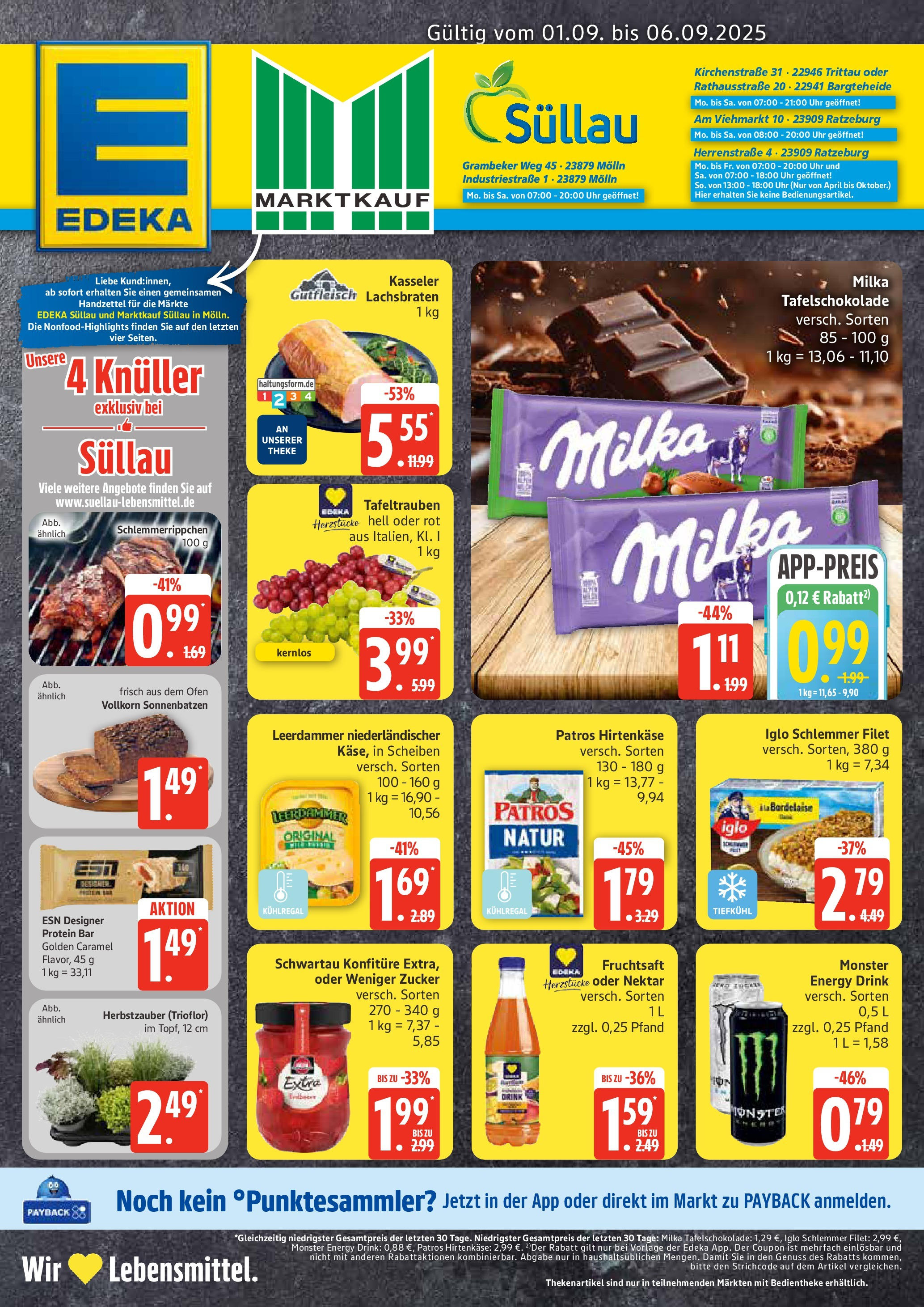 Marktkauf - Marktkauf: Wochenangebote (ab 01.09.2025) » Angebote ab Montag | Seite: 1 | Produkte: Theke, Milka, Monster, Fruchtsaft Marktkauf - Marktkauf: Wochenangebote (ab 01.09.2025) » Angebote online | Seite: 1 | Produkte: Theke, Milka, Monster, Fruchtsaft