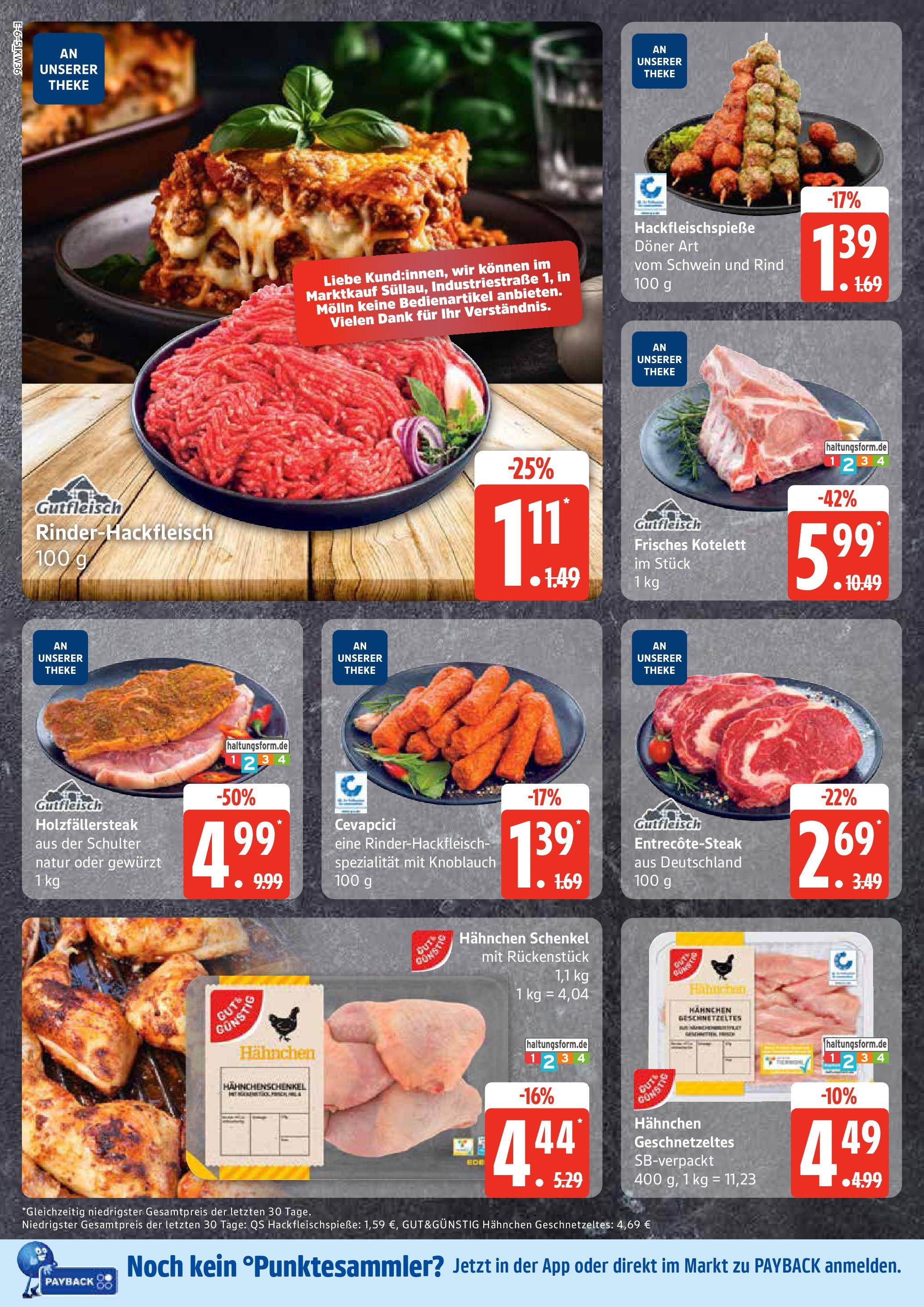 Marktkauf - Marktkauf: Wochenangebote (ab 01.09.2025) » Angebote ab Montag | Seite: 6 | Produkte: Hahnchenschenkel, Theke, Cevapcici, Knoblauch Marktkauf - Marktkauf: Wochenangebote (ab 01.09.2025) » Angebote online | Seite: 6 | Produkte: Hahnchenschenkel, Theke, Cevapcici, Knoblauch