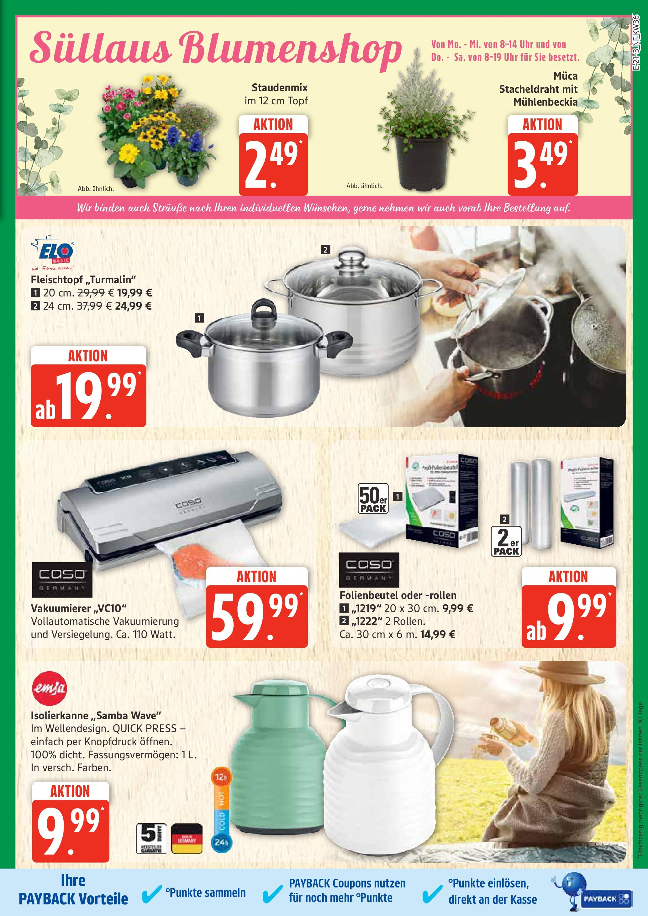 Marktkauf - Marktkauf: Wochenangebote (ab 01.09.2025) » Angebote ab Montag | Seite: 21 | Produkte: Vakuumierer, Uhr Marktkauf - Marktkauf: Wochenangebote (ab 01.09.2025) » Angebote online | Seite: 21 | Produkte: Vakuumierer, Uhr