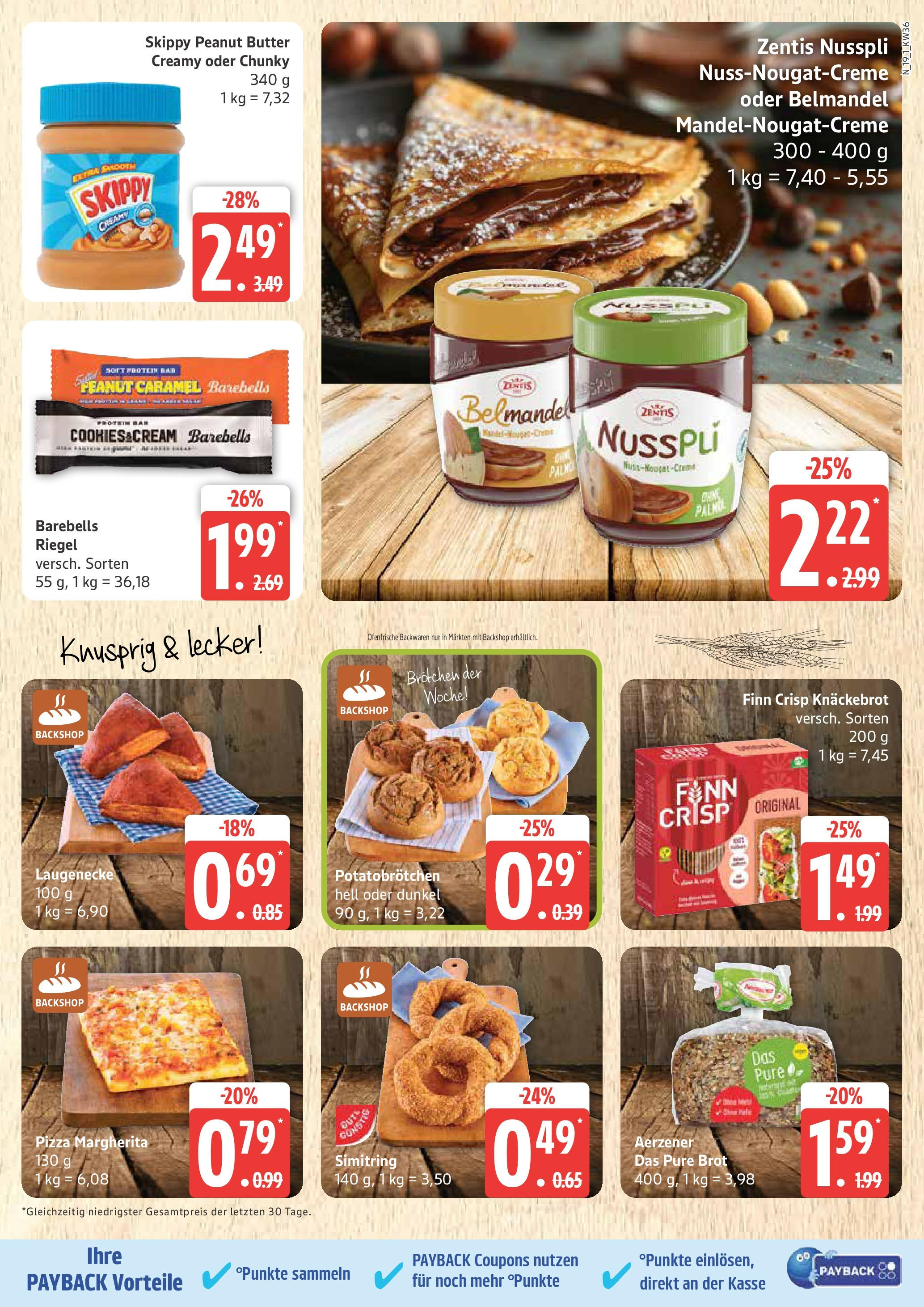 Marktkauf - Marktkauf: Wochenangebote (ab 01.09.2025) » Angebote ab Montag | Seite: 19 | Produkte: Butter, Brot, Pizza, Zentis nusspli Marktkauf - Marktkauf: Wochenangebote (ab 01.09.2025) » Angebote online | Seite: 19 | Produkte: Butter, Brot, Pizza, Zentis nusspli