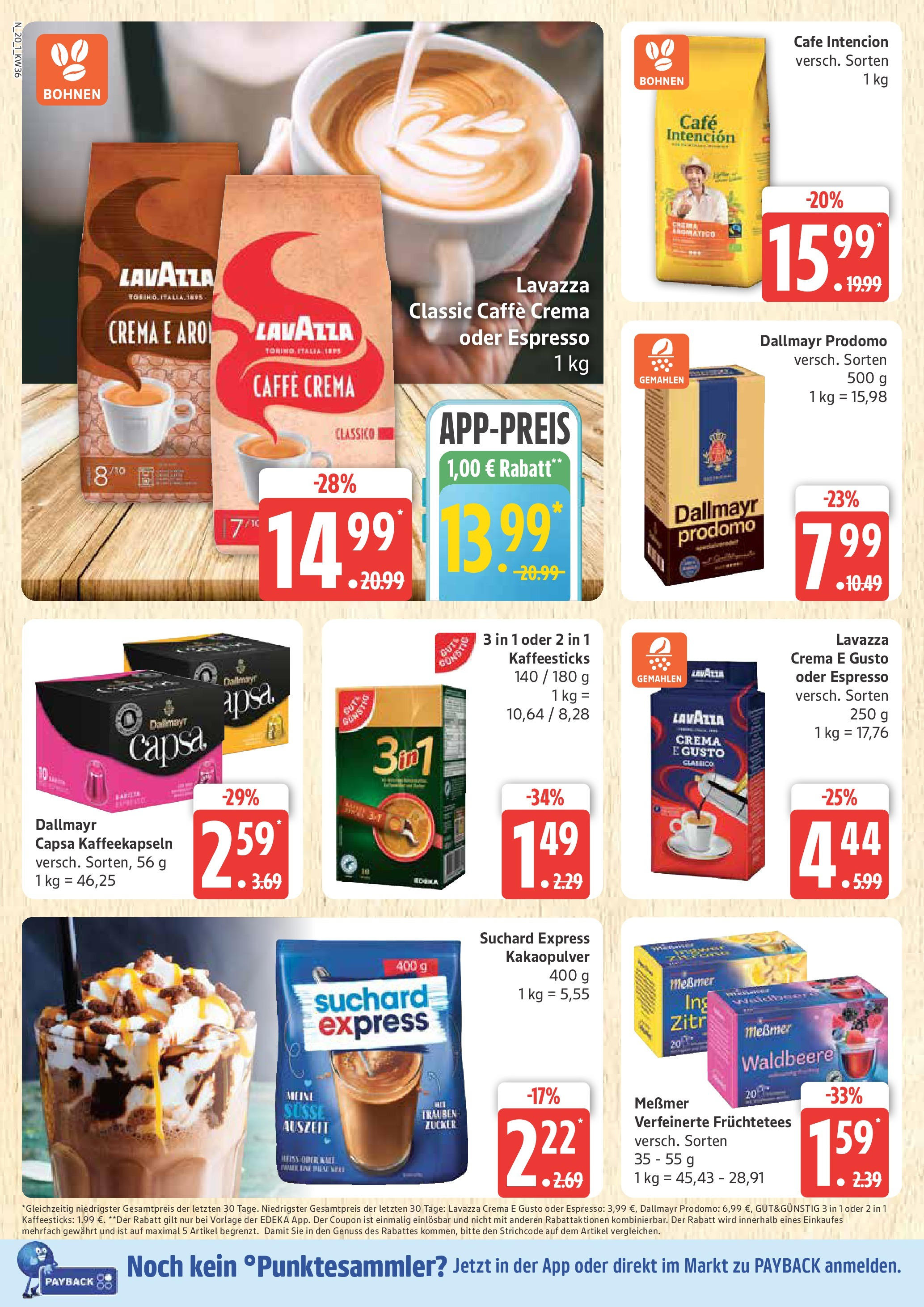 Marktkauf - Marktkauf: Wochenangebote (ab 01.09.2025) » Angebote ab Montag | Seite: 20 | Produkte: Lavazza, Trauben, Zucker, Dallmayr prodomo Marktkauf - Marktkauf: Wochenangebote (ab 01.09.2025) » Angebote online | Seite: 20 | Produkte: Lavazza, Trauben, Zucker, Dallmayr prodomo