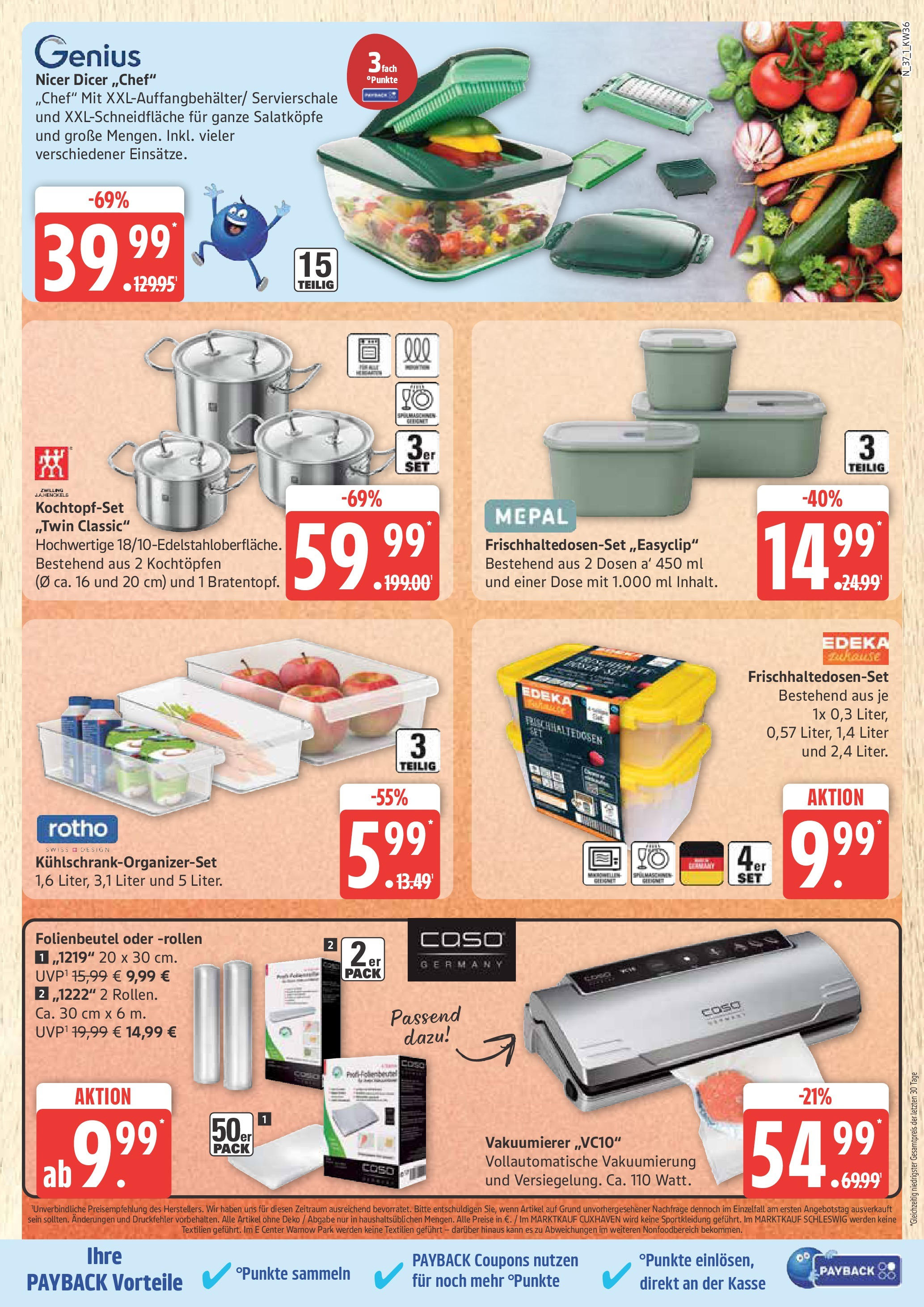 Marktkauf - Marktkauf: Wochenangebote (ab 01.09.2025) » Angebote ab Montag | Seite: 37 | Produkte: Vakuumierer Marktkauf - Marktkauf: Wochenangebote (ab 01.09.2025) » Angebote online | Seite: 37 | Produkte: Vakuumierer