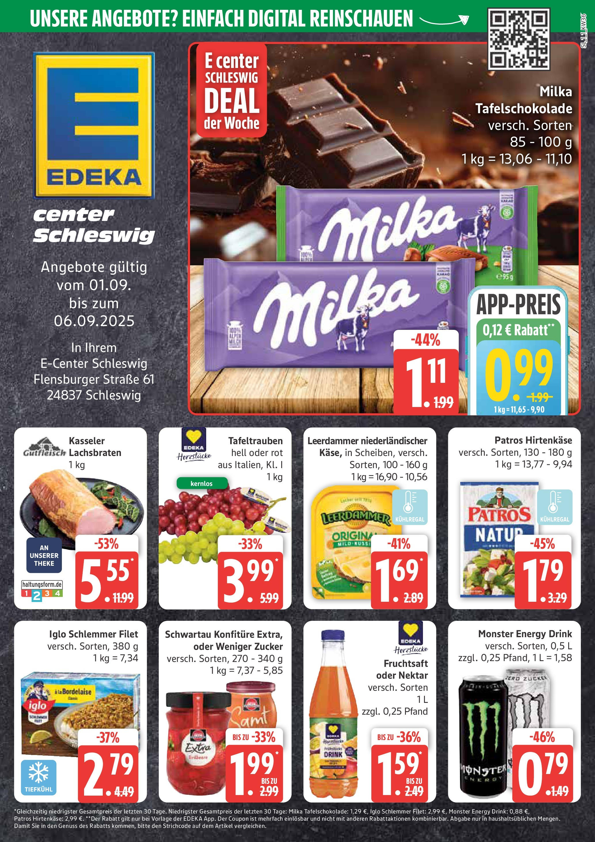 Marktkauf - Marktkauf: Wochenangebote (ab 01.09.2025) » Angebote ab Montag | Seite: 1 | Produkte: Theke, Milka, Leerdammer, Fruchtsaft Marktkauf - Marktkauf: Wochenangebote (ab 01.09.2025) » Angebote online | Seite: 1 | Produkte: Theke, Milka, Leerdammer, Fruchtsaft