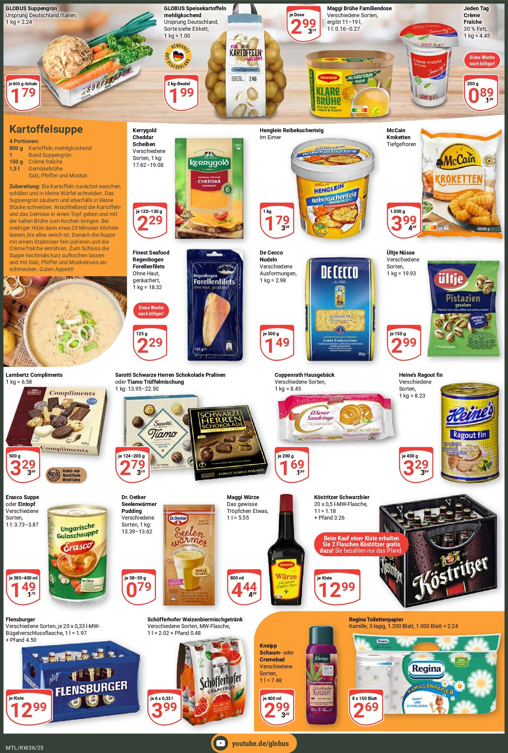 Globus prospekt Maintal-Dörnigheim (ab 01.09.2025) » Angebote ab Montag | Seite: 2 | Produkte: Maggi, Kostritzer, Erasco, Toilettenpapier Globus prospekt Maintal-Dörnigheim (ab 01.09.2025) » Angebote online | Seite: 2 | Produkte: Maggi, Kostritzer, Erasco, Toilettenpapier