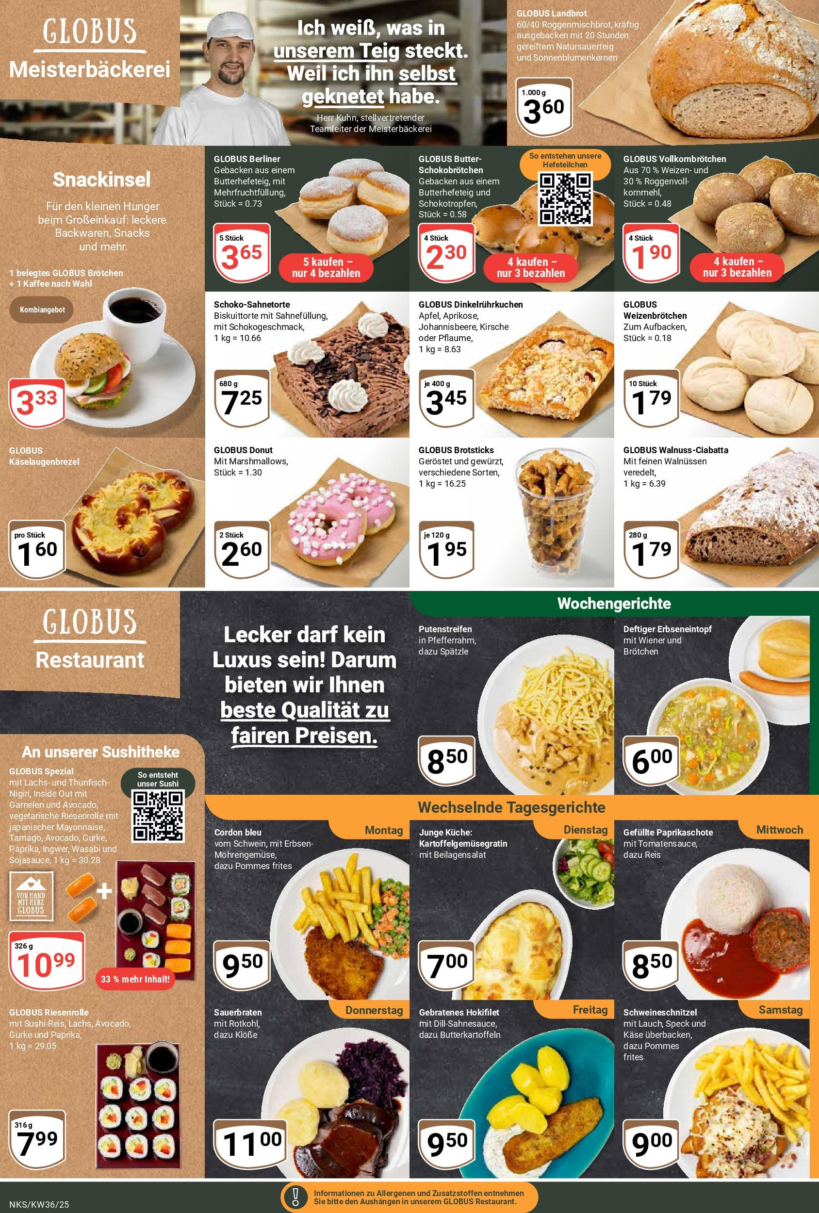 Globus prospekt Neunkirchen (ab 01.09.2025) » Angebote ab Montag | Seite: 8 | Produkte: Berliner, Thunfisch, Küche, Lachs Globus prospekt Neunkirchen (ab 01.09.2025) » Angebote online | Seite: 8 | Produkte: Berliner, Thunfisch, Küche, Lachs