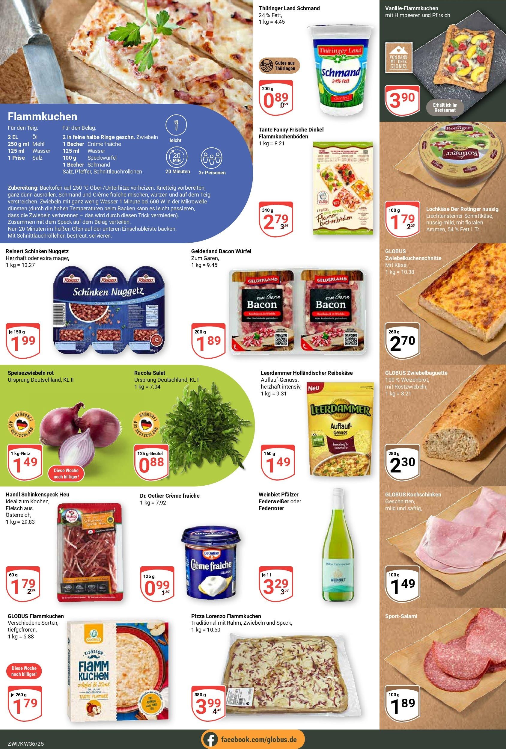 Globus prospekt Zwickau	 (ab 01.09.2025) » Angebote online | Seite: 17 | Produkte: Himbeeren, Wasser, Schinken, Reibekase