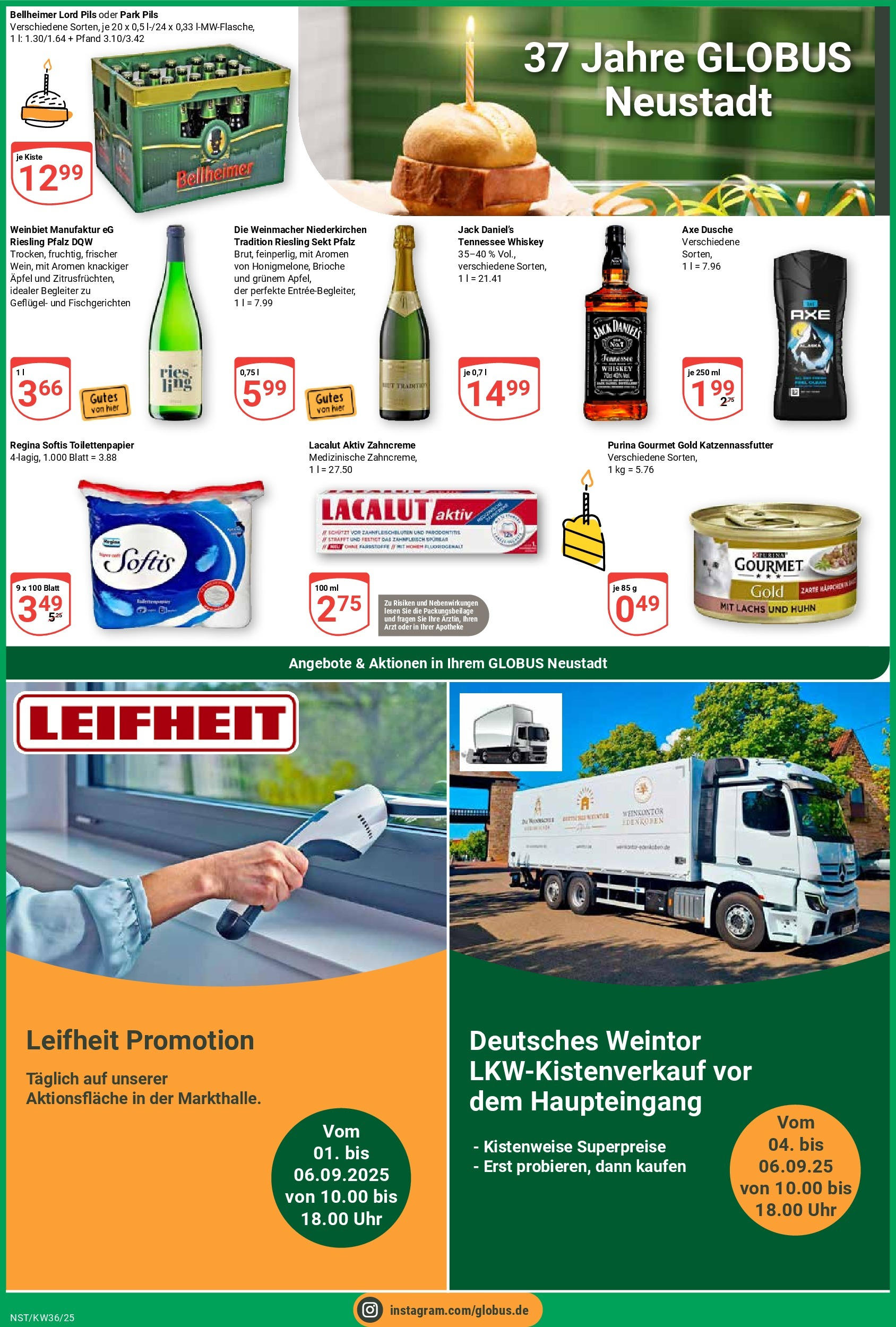Globus prospekt Neustadt (ab 01.09.2025) » Angebote ab Montag | Seite: 3 | Produkte: Pils, Äpfel, Purina gourmet gold, Toilettenpapier Globus prospekt Neustadt (ab 01.09.2025) » Angebote online | Seite: 3 | Produkte: Pils, Äpfel, Purina gourmet gold, Toilettenpapier