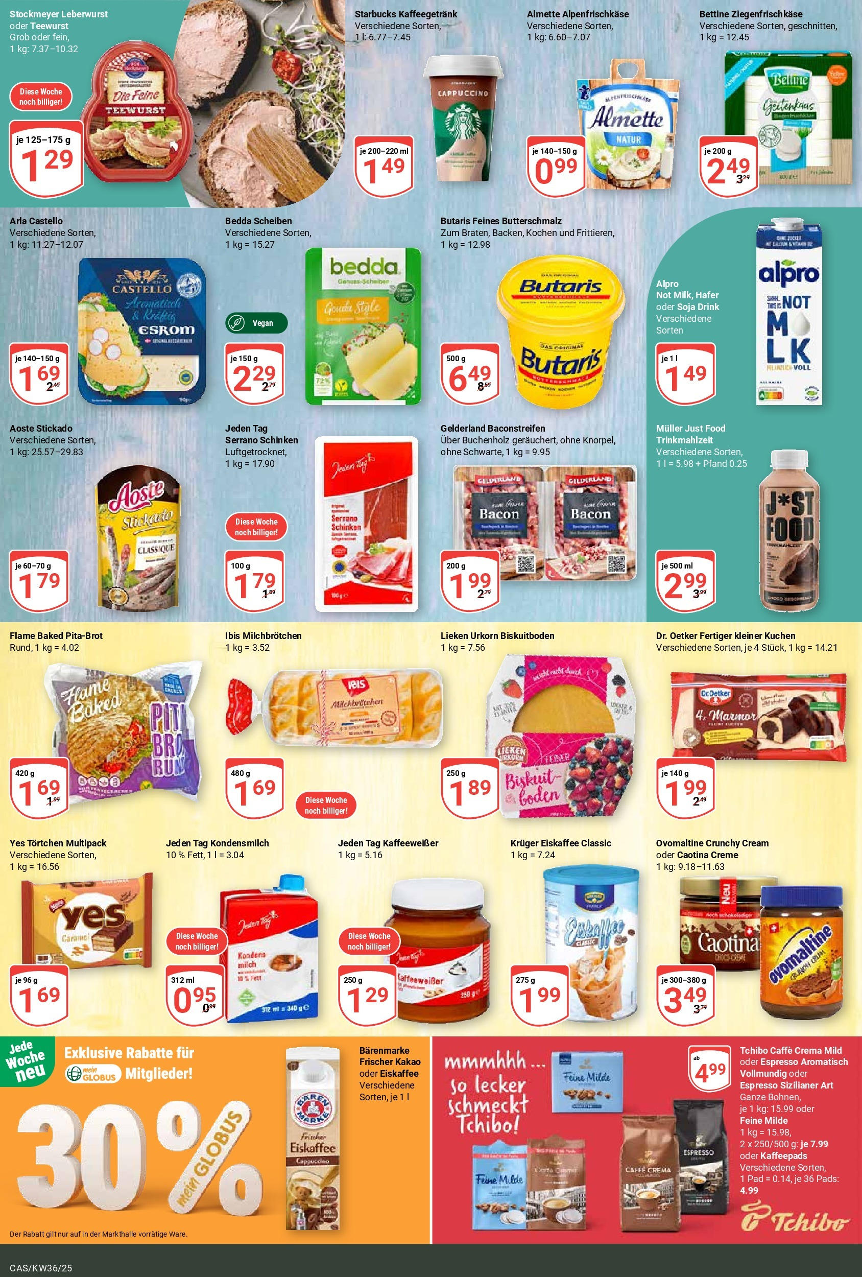 Globus prospekt Castrop-Rauxel (ab 01.09.2025) » Angebote ab Montag | Seite: 15 | Produkte: Almette, Gouda, Creme, Kuchen Globus prospekt Castrop-Rauxel (ab 01.09.2025) » Angebote online | Seite: 15 | Produkte: Almette, Gouda, Creme, Kuchen