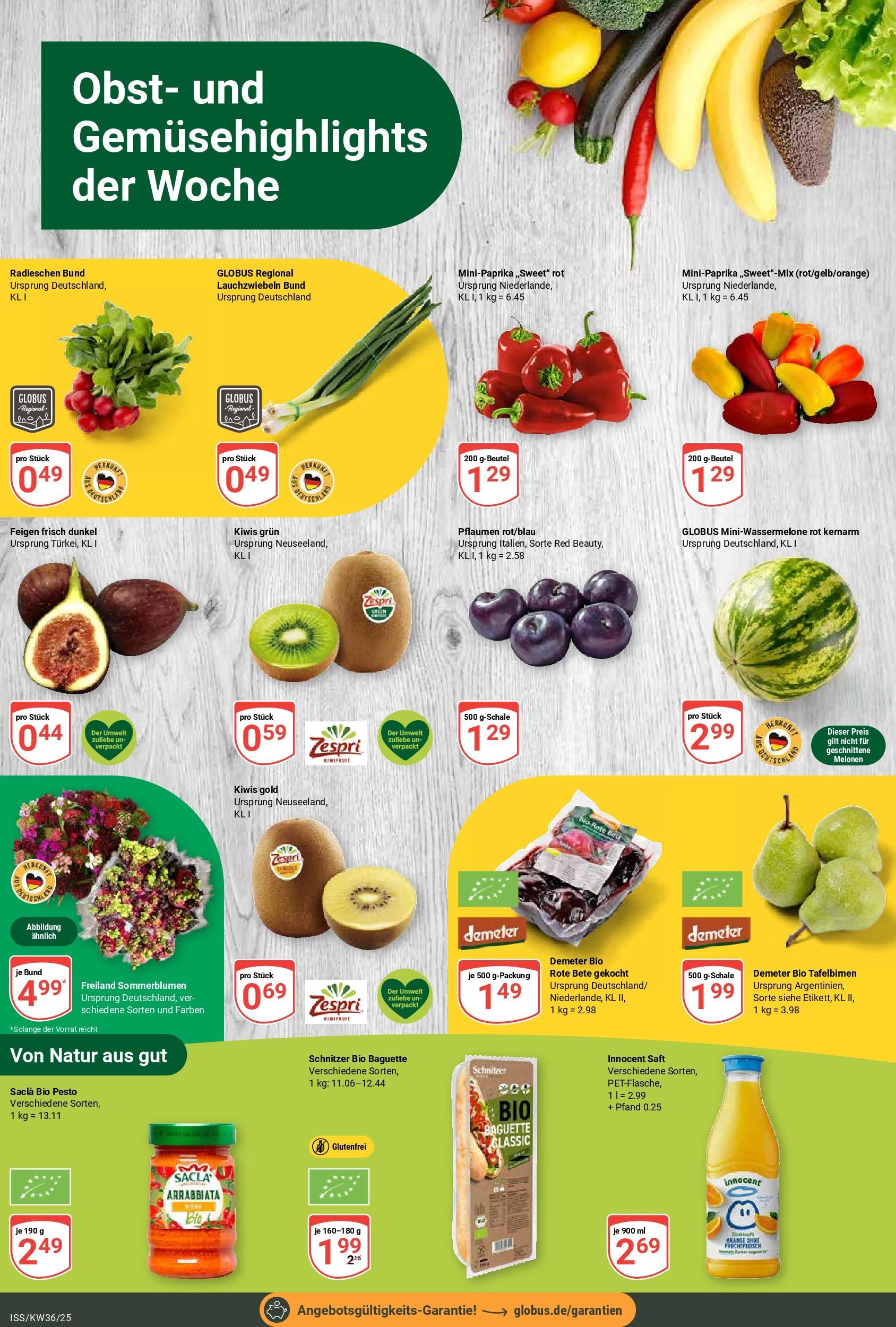 Globus prospekt Isserstedt (ab 01.09.2025) » Angebote ab Montag | Seite: 7 | Produkte: Pflaumen, Baguette, Obst, Saft Globus prospekt Isserstedt (ab 01.09.2025) » Angebote online | Seite: 7 | Produkte: Pflaumen, Baguette, Obst, Saft