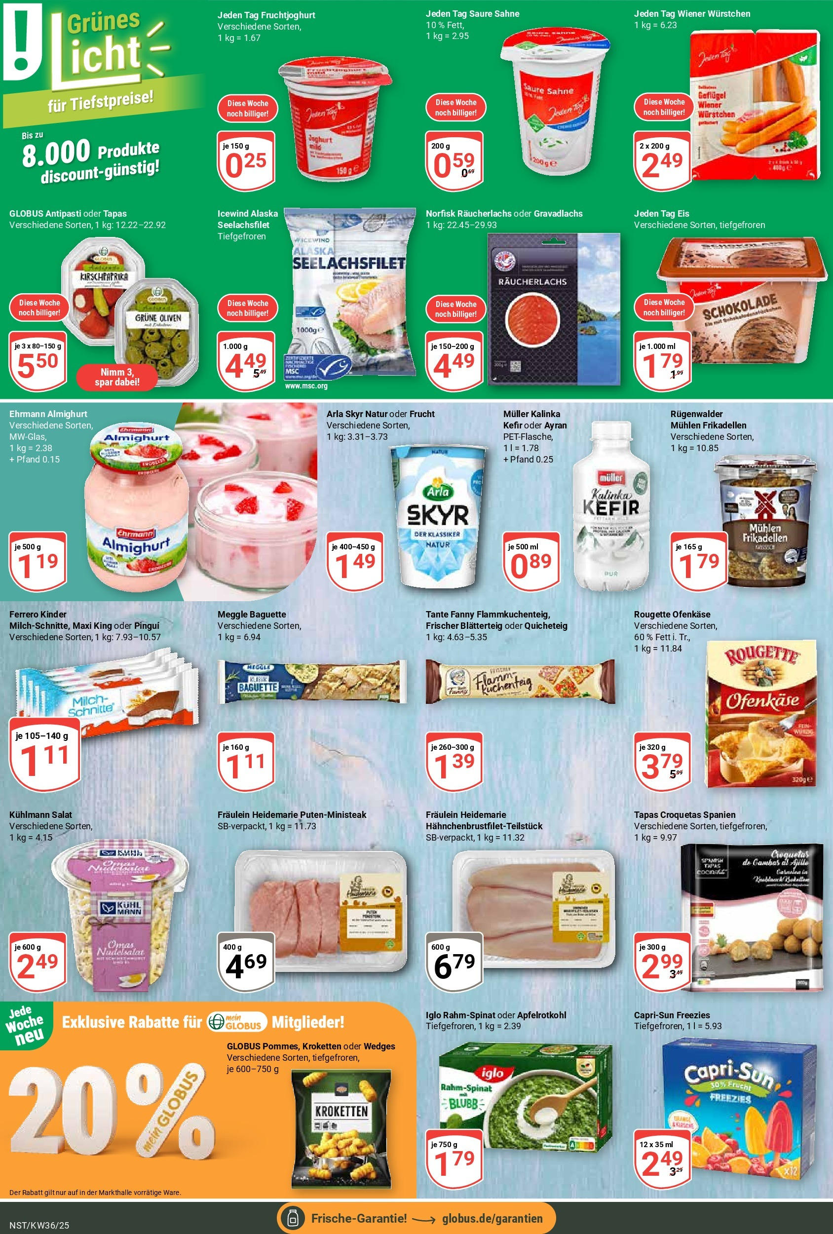 Globus prospekt Neustadt (ab 01.09.2025) » Angebote ab Montag | Seite: 15 | Produkte: Wiener wurstchen, Schokolade, Rougette ofenkase, Fruchtjoghurt Globus prospekt Neustadt (ab 01.09.2025) » Angebote online | Seite: 15 | Produkte: Wiener wurstchen, Schokolade, Rougette ofenkase, Fruchtjoghurt