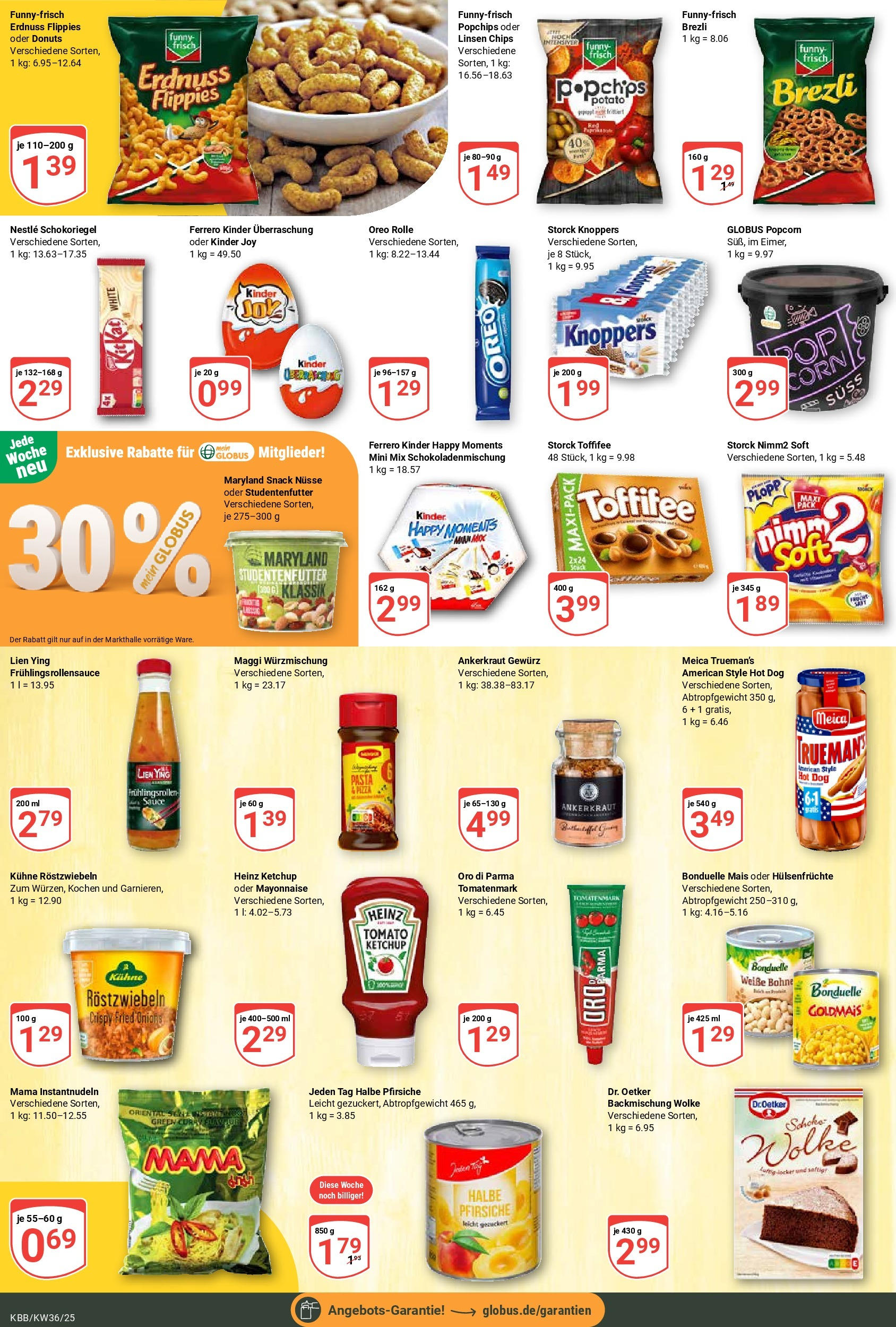 Globus prospekt Koblenz-Bubenheim (ab 01.09.2025) » Angebote ab Montag | Seite: 15 | Produkte: Maggi, Oro di parma, Chips, Ketchup Globus prospekt Koblenz-Bubenheim (ab 01.09.2025) » Angebote online | Seite: 15 | Produkte: Maggi, Oro di parma, Chips, Ketchup