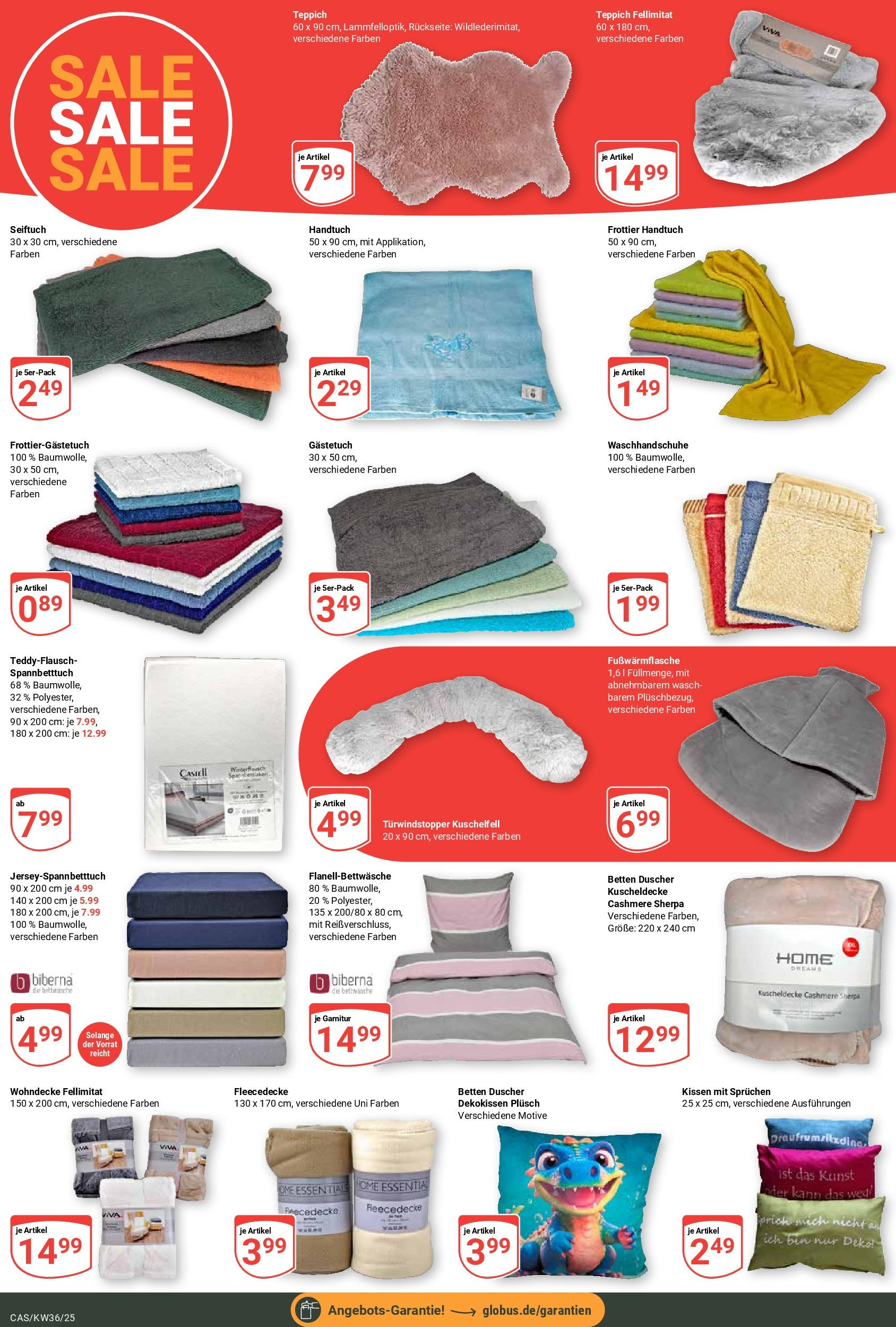 Globus prospekt Castrop-Rauxel (ab 01.09.2025) » Angebote ab Montag | Seite: 29 | Produkte: Kissen, Bettwäsche, Teppich Globus prospekt Castrop-Rauxel (ab 01.09.2025) » Angebote online | Seite: 29 | Produkte: Kissen, Bettwäsche, Teppich