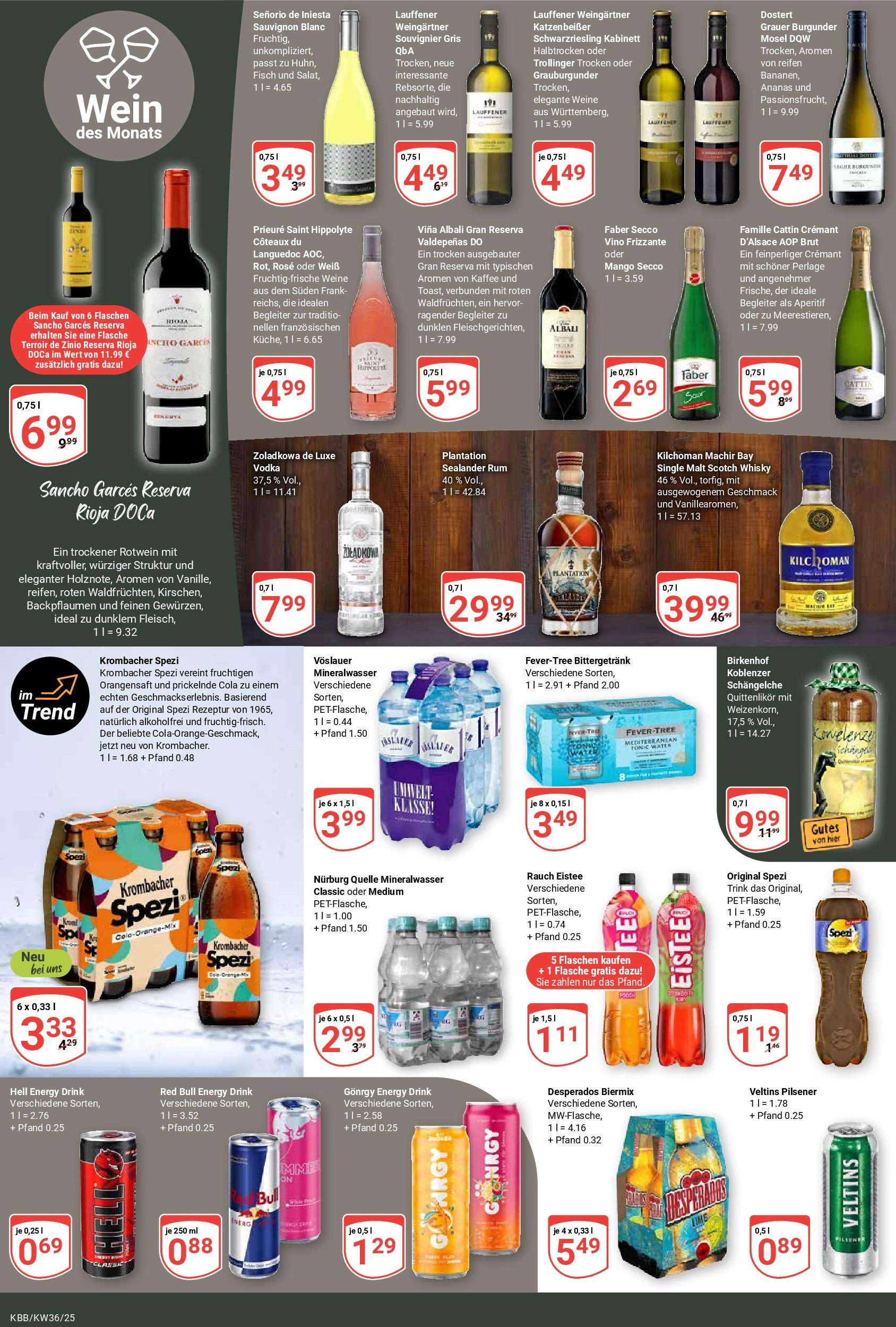 Globus prospekt Koblenz-Bubenheim (ab 01.09.2025) » Angebote ab Montag | Seite: 18 | Produkte: Rotwein, Mineralwasser, Fisch, Desperados Globus prospekt Koblenz-Bubenheim (ab 01.09.2025) » Angebote online | Seite: 18 | Produkte: Rotwein, Mineralwasser, Fisch, Desperados