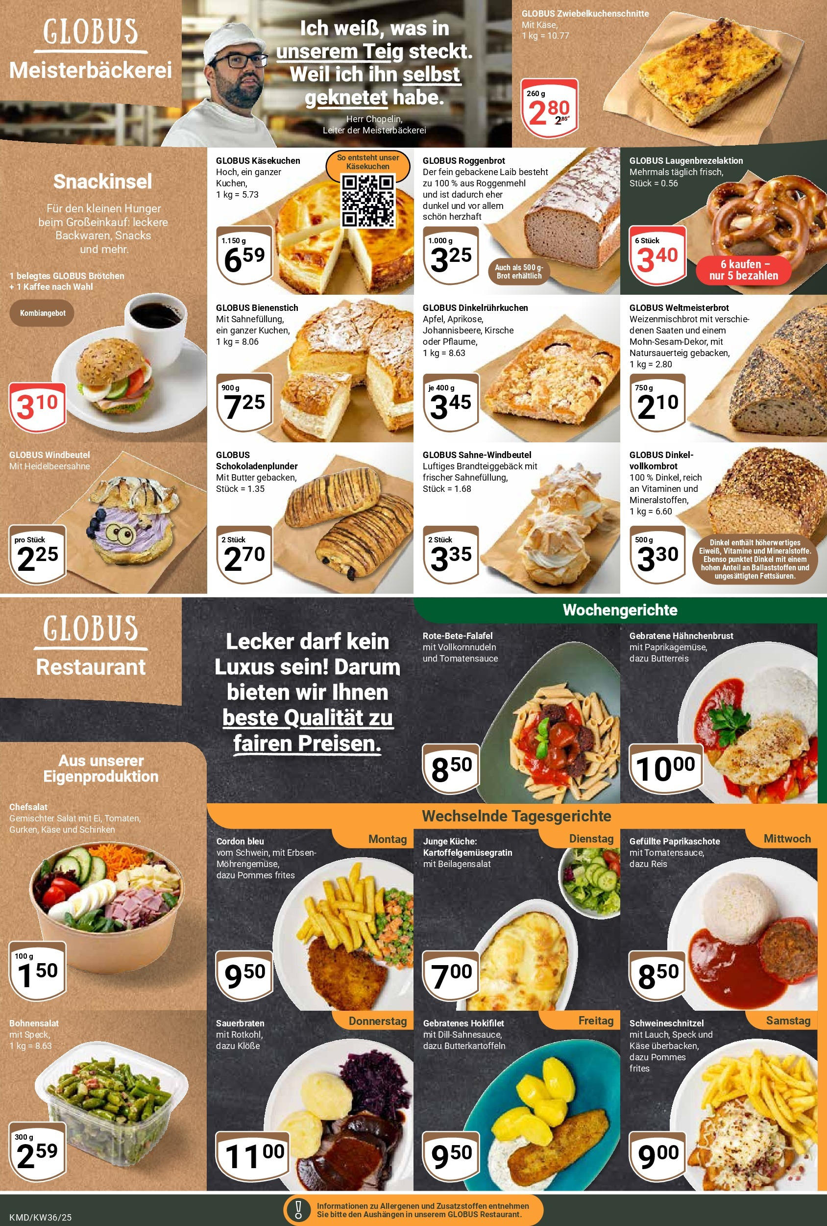 Globus prospekt Köln (ab 01.09.2025) » Angebote ab Montag | Seite: 11 | Produkte: Butter, Küche, Reis, Hahnchenbrust Globus prospekt Köln (ab 01.09.2025) » Angebote online | Seite: 11 | Produkte: Butter, Küche, Reis, Hahnchenbrust
