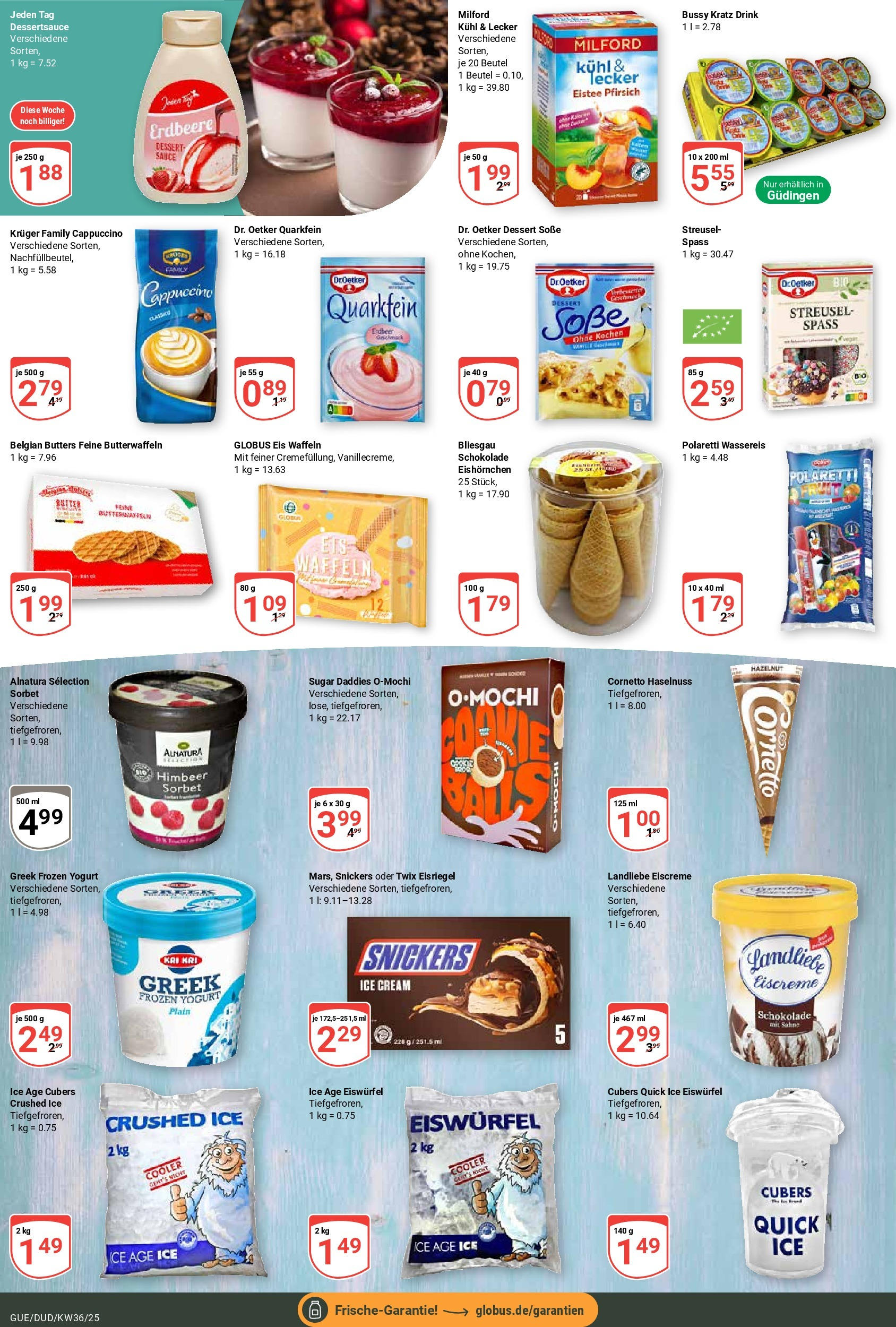 Globus prospekt Saarbrücken-Güdingen (ab 01.09.2025) » Angebote ab Montag | Seite: 15 | Produkte: Eiscreme, Twix, Soße, Pfirsich Globus prospekt Saarbrücken-Güdingen (ab 01.09.2025) » Angebote online | Seite: 15 | Produkte: Eiscreme, Twix, Soße, Pfirsich