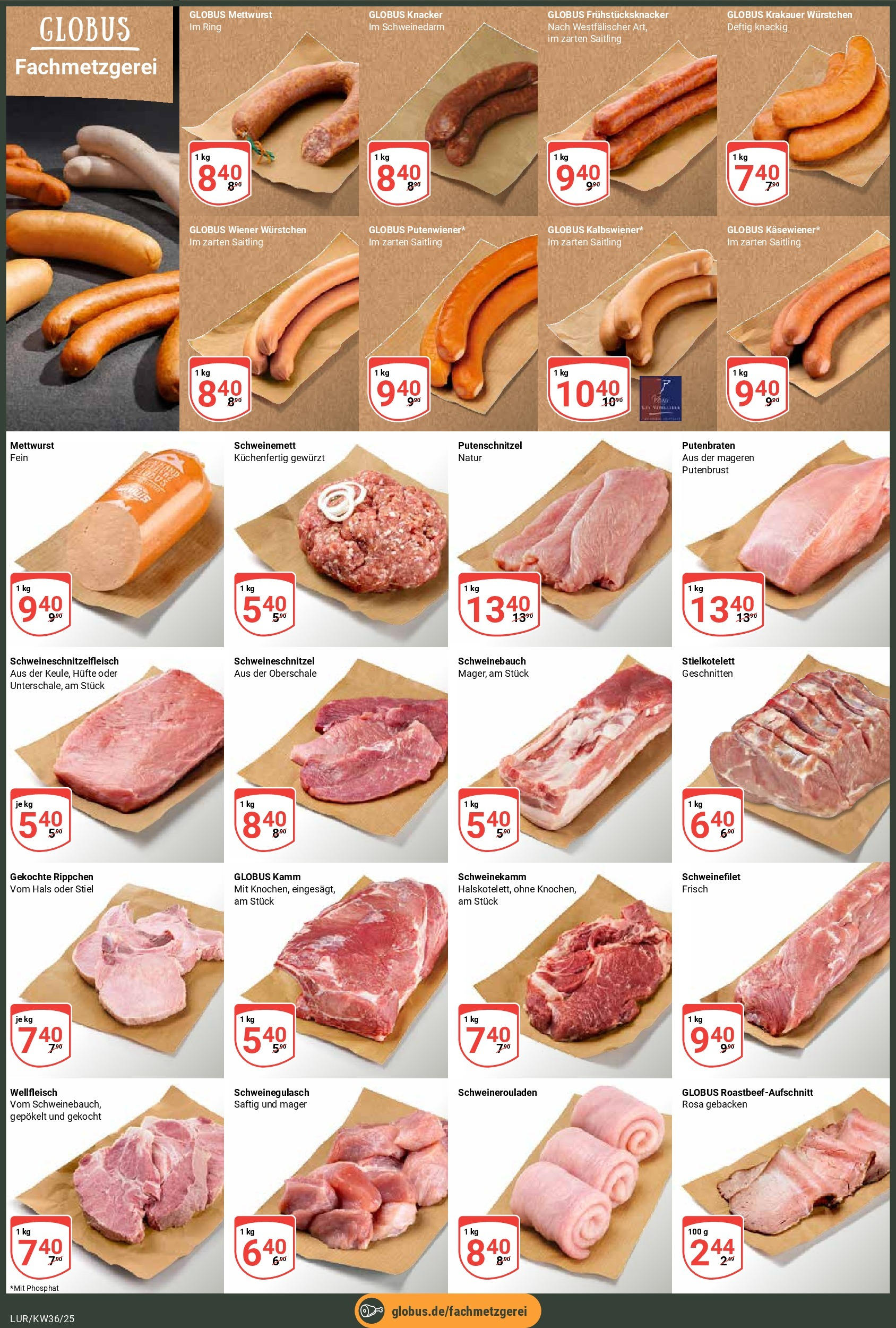 Globus prospekt Hamburg (ab 01.09.2025) » Angebote ab Montag | Seite: 3 | Produkte: Schweinegulasch, Schweinebauch, Schweinefilet, Putenschnitzel Globus prospekt Hamburg (ab 01.09.2025) » Angebote online | Seite: 3 | Produkte: Schweinegulasch, Schweinebauch, Schweinefilet, Putenschnitzel