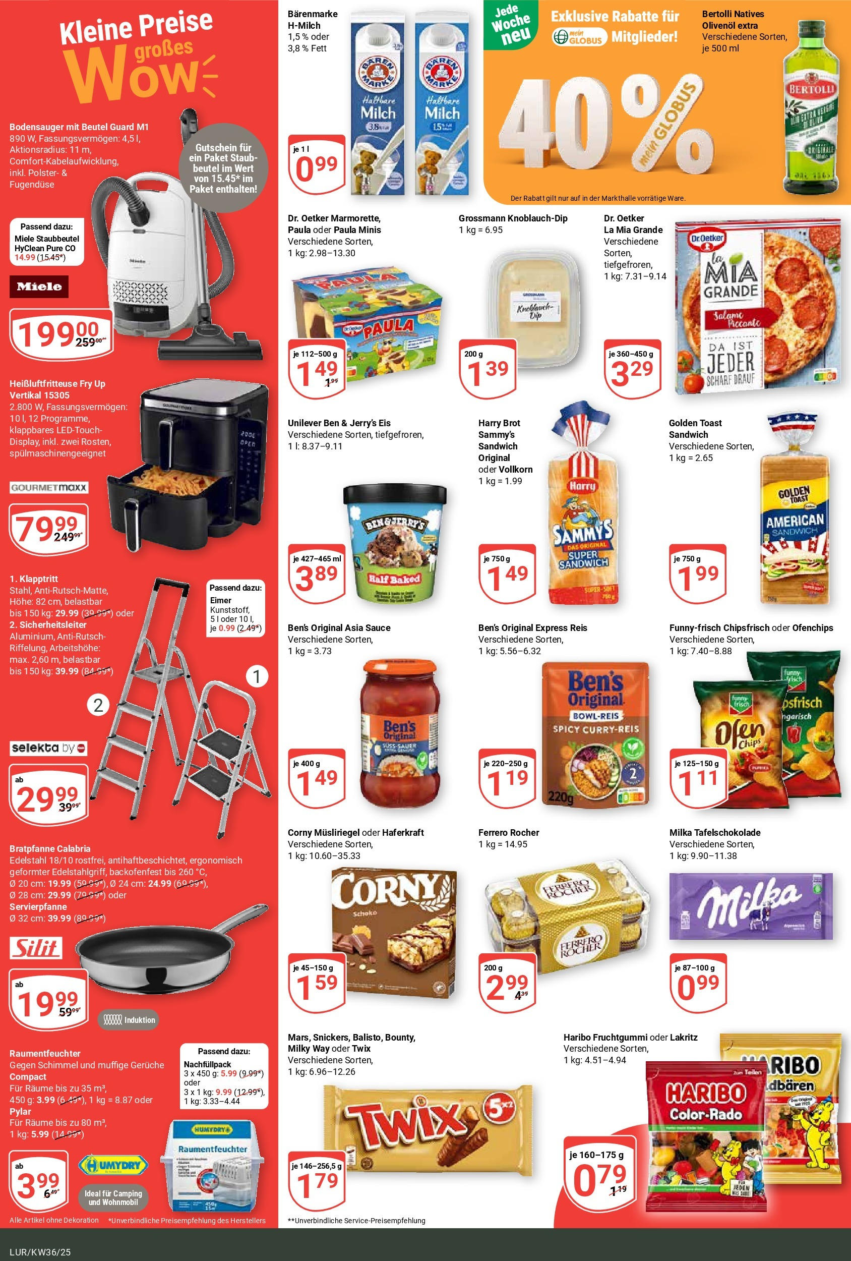 Globus prospekt Hamburg (ab 01.09.2025) » Angebote ab Montag | Seite: 6 | Produkte: Ofen, Haribo, Milch, Toast Globus prospekt Hamburg (ab 01.09.2025) » Angebote online | Seite: 6 | Produkte: Ofen, Haribo, Milch, Toast