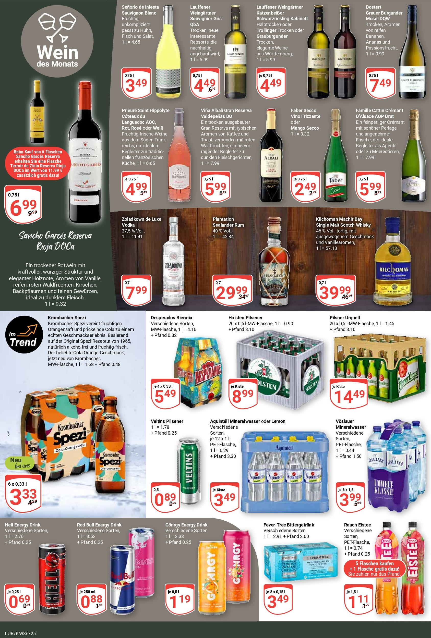 Globus prospekt Hamburg (ab 01.09.2025) » Angebote ab Montag | Seite: 19 | Produkte: Whisky, Rotwein, Rum, Holsten Globus prospekt Hamburg (ab 01.09.2025) » Angebote online | Seite: 19 | Produkte: Whisky, Rotwein, Rum, Holsten