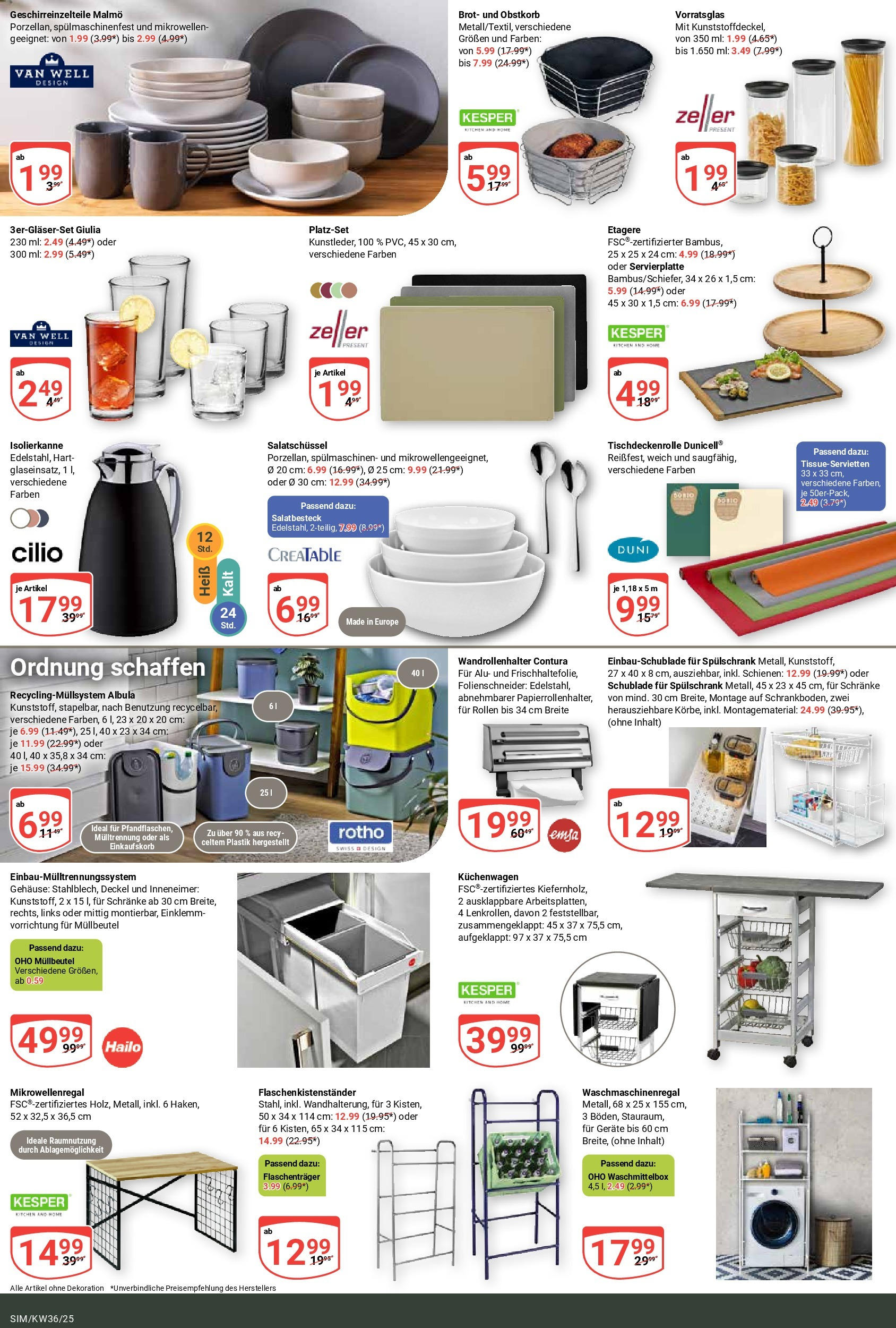 Globus prospekt Simmern	 (ab 01.09.2025) » Angebote online | Seite: 23 | Produkte: Brot, Salat