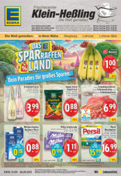 Edeka prospekt Siegburg	 gültig ab dem 01.09.2025