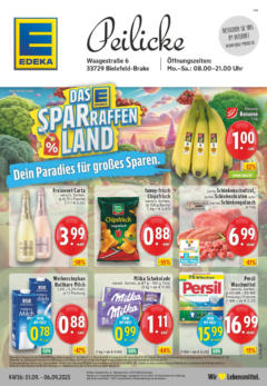 Edeka prospekt Bielefeld-Brake	 gültig ab dem 01.09.2025