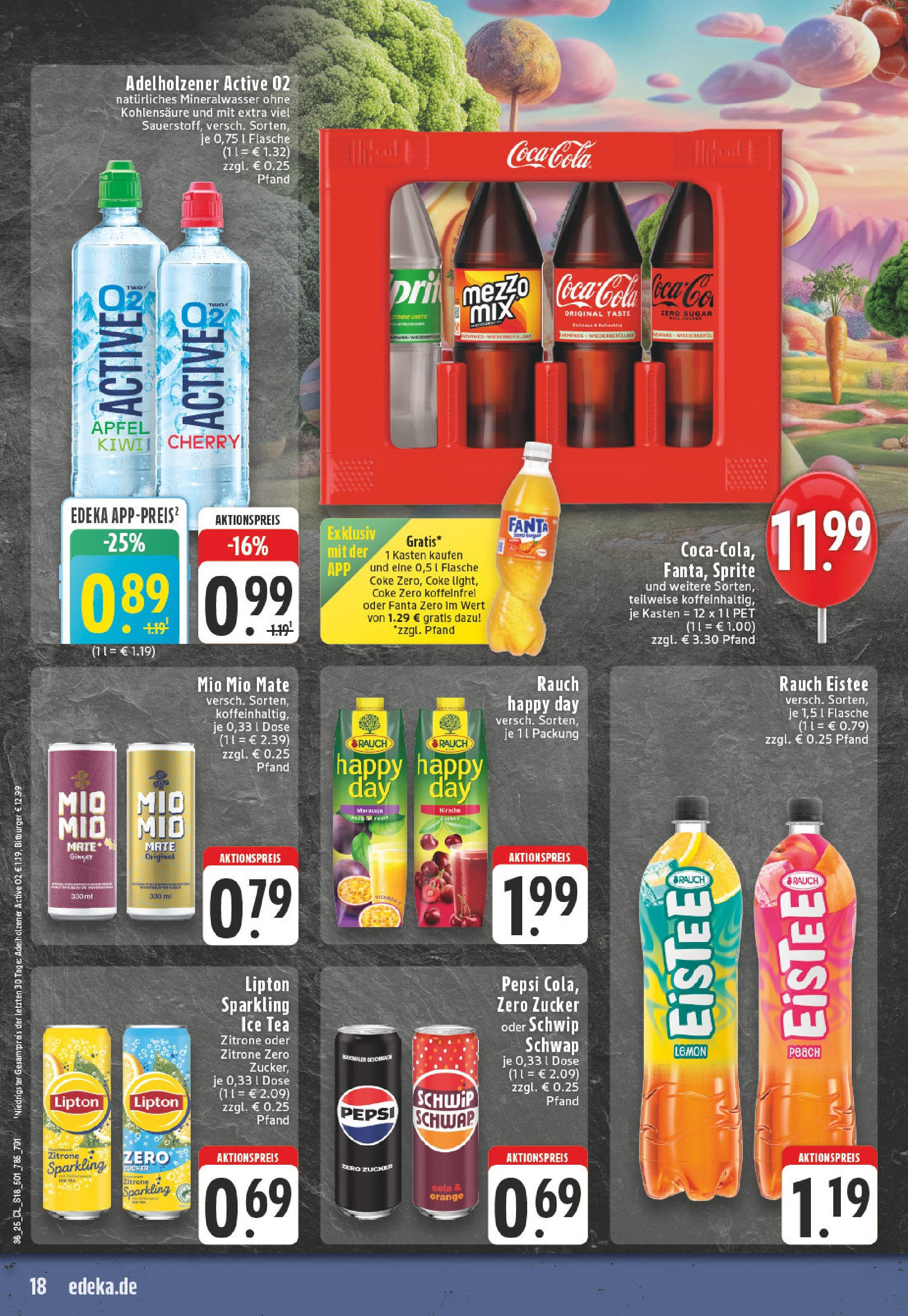 Edeka prospekt Siegburg (ab 01.09.2025) » Angebote Online | Seite: 18 | Produkte: Bitburger, Sprite, Schwip schwap, Pepsi Edeka prospekt Siegburg (ab 01.09.2025) » Angebote Online | Seite: 18 | Produkte: Bitburger, Sprite, Schwip schwap, Pepsi