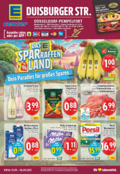 Edeka prospekt Düsseldorf-Derendorf	 gültig ab dem 31.08.2025