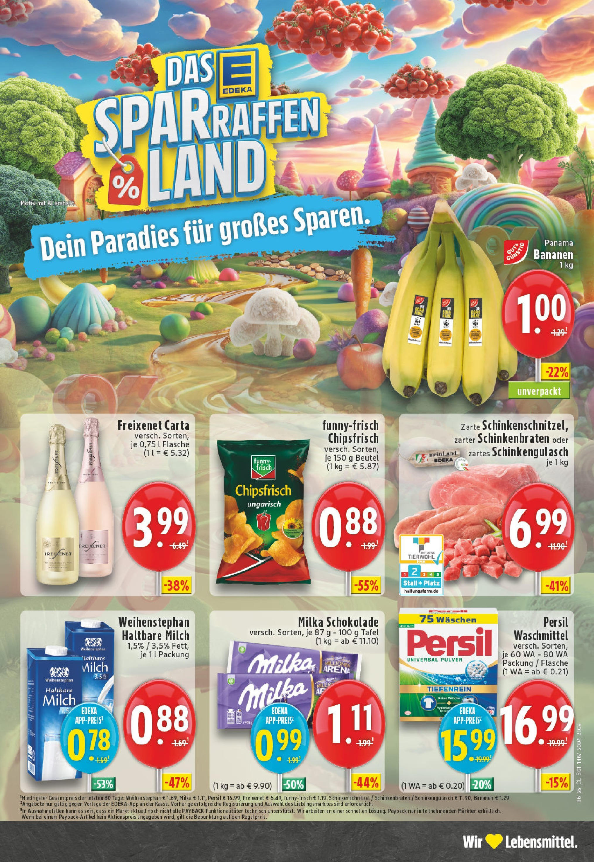 Edeka prospekt Paderborn - Wewer (ab 01.09.2025) » Angebote Online | Seite: 5 | Produkte: Freixenet, Haltbare milch, Chips, Persil Edeka prospekt Paderborn - Wewer (ab 01.09.2025) » Angebote Online | Seite: 5 | Produkte: Freixenet, Haltbare milch, Chips, Persil