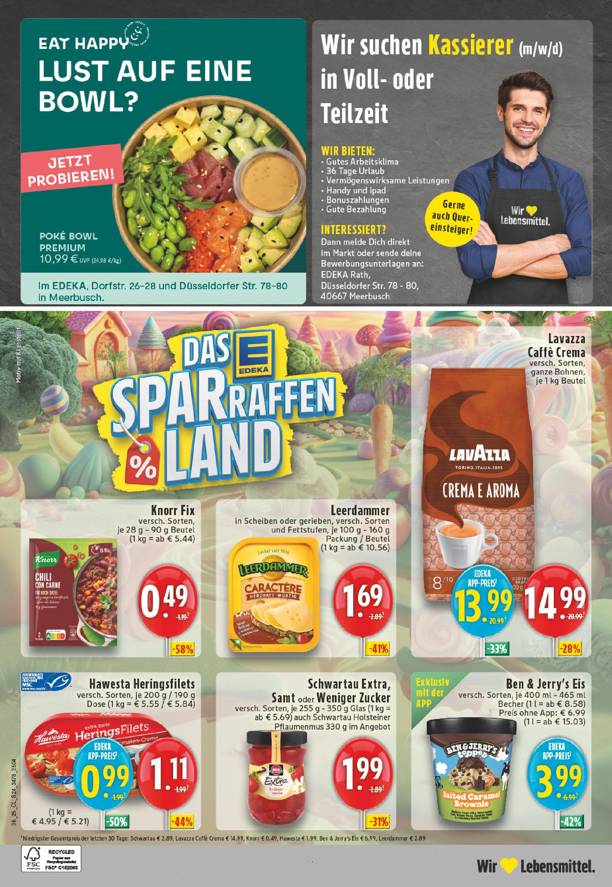 Edeka prospekt Meerbusch-Büderich (ab 01.09.2025) » Angebote Online | Seite: 24 | Produkte: Knorr fix, Lavazza, Zucker, Chili Edeka prospekt Meerbusch-Büderich (ab 01.09.2025) » Angebote Online | Seite: 24 | Produkte: Knorr fix, Lavazza, Zucker, Chili