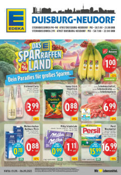 Edeka prospekt Duisburg	 gültig ab dem 31.08.2025