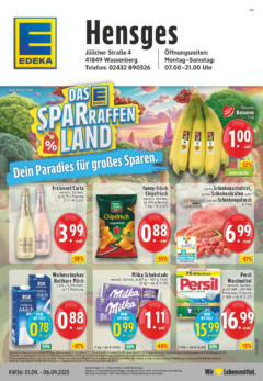 Edeka prospekt Wassenberg	 gültig ab dem 01.09.2025