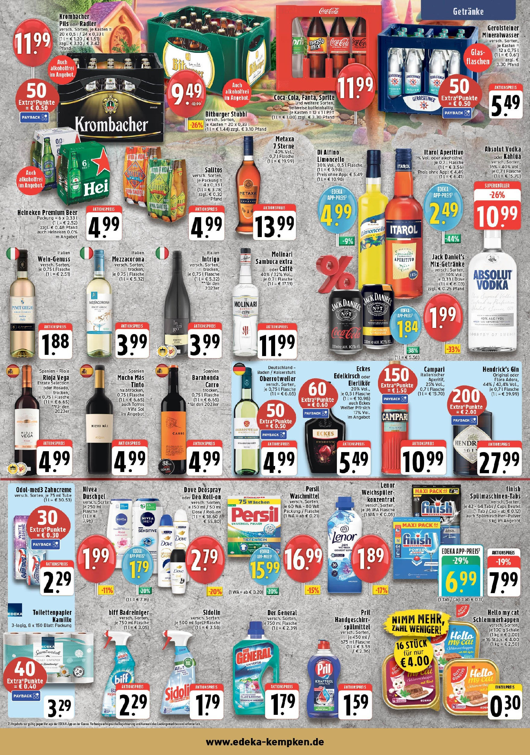 Edeka prospekt Krefeld (ab 01.09.2025) » Angebote Online | Seite: 7 | Produkte: Campari, Deospray, Krombacher, Gerolsteiner Edeka prospekt Krefeld (ab 01.09.2025) » Angebote Online | Seite: 7 | Produkte: Campari, Deospray, Krombacher, Gerolsteiner