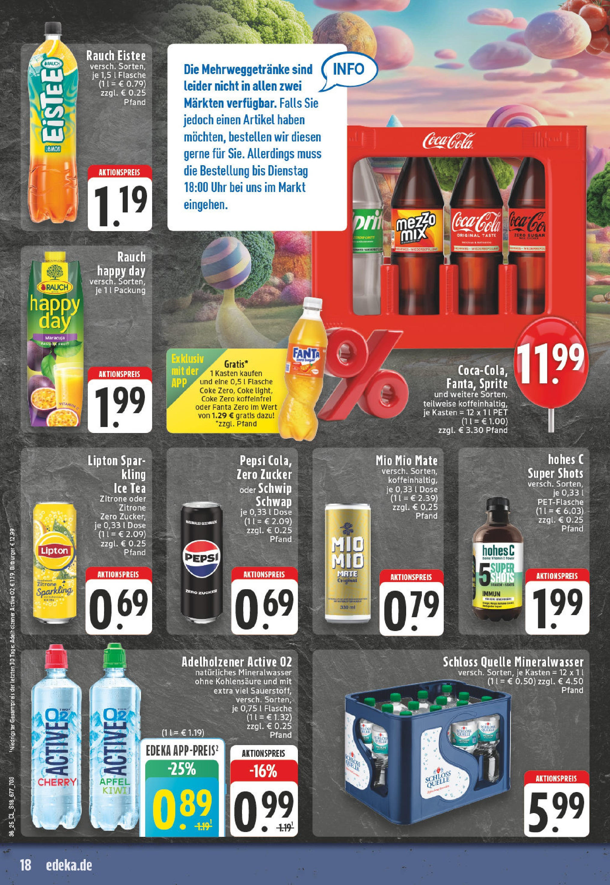 Edeka prospekt Ascheberg-Herbern (ab 01.09.2025) » Angebote Online | Seite: 18 | Produkte: Coca cola, Sprite, Äpfel, Uhr Edeka prospekt Ascheberg-Herbern (ab 01.09.2025) » Angebote Online | Seite: 18 | Produkte: Coca cola, Sprite, Äpfel, Uhr