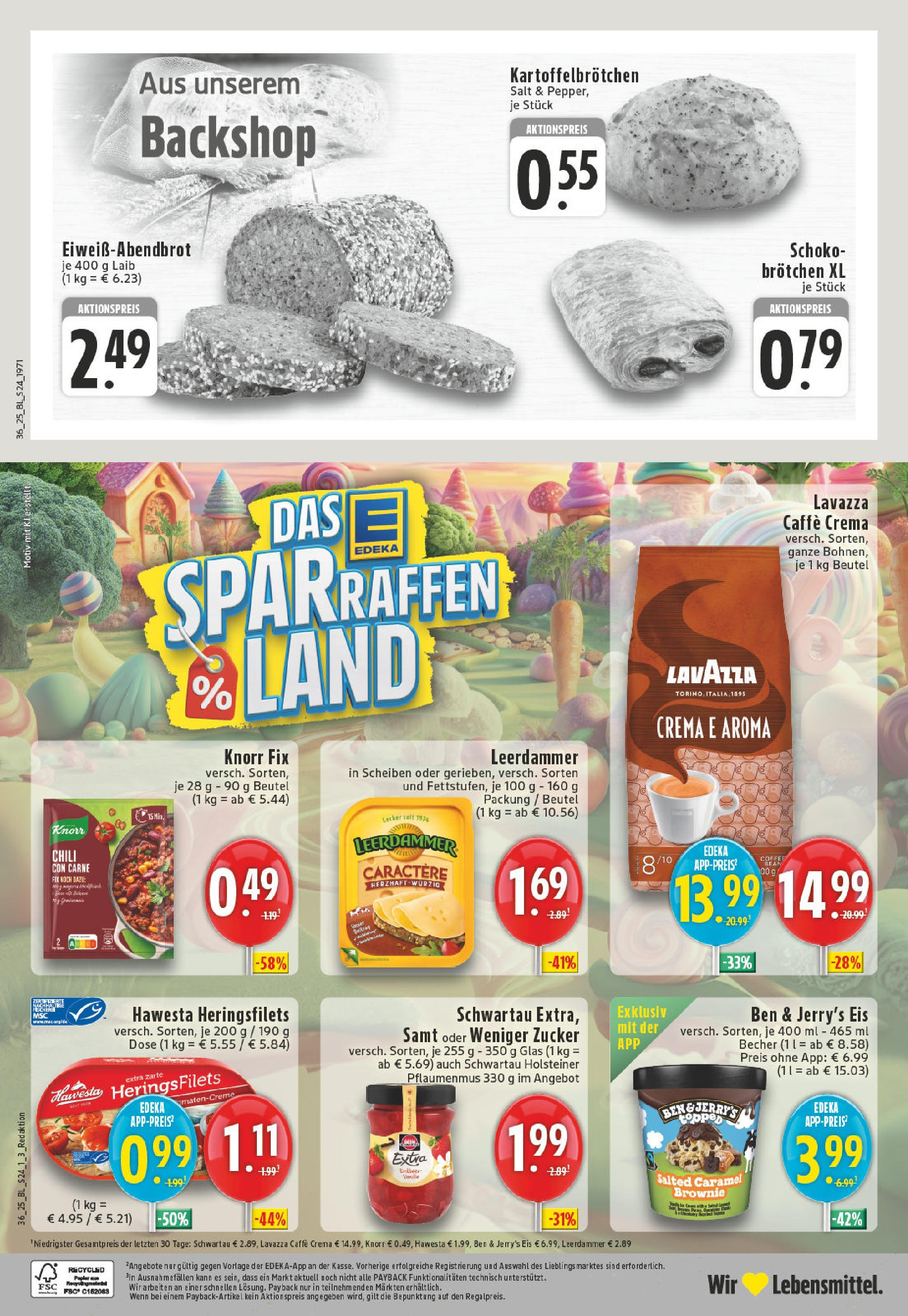Edeka prospekt Altena (ab 01.09.2025) » Angebote Online | Seite: 24 | Produkte: Knorr fix, Knorr, Ben & Jerry's, Chili Edeka prospekt Altena (ab 01.09.2025) » Angebote Online | Seite: 24 | Produkte: Knorr fix, Knorr, Ben & Jerry's, Chili