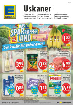 Edeka prospekt Steinfurt	 gültig ab dem 01.09.2025