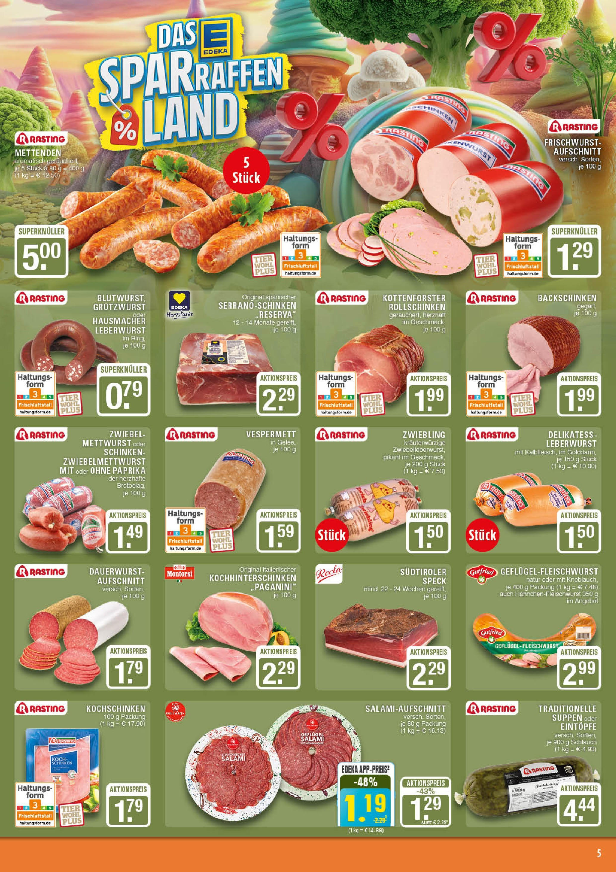 Edeka prospekt Marl (ab 01.09.2025) » Angebote Online | Seite: 5 | Produkte: Paprika, Salami, Schinken Edeka prospekt Marl (ab 01.09.2025) » Angebote Online | Seite: 5 | Produkte: Paprika, Salami, Schinken