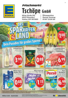 Edeka prospekt Düsseldorf	 gültig ab dem 31.08.2025