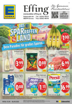 Edeka prospekt Gronau	 gültig ab dem 01.09.2025