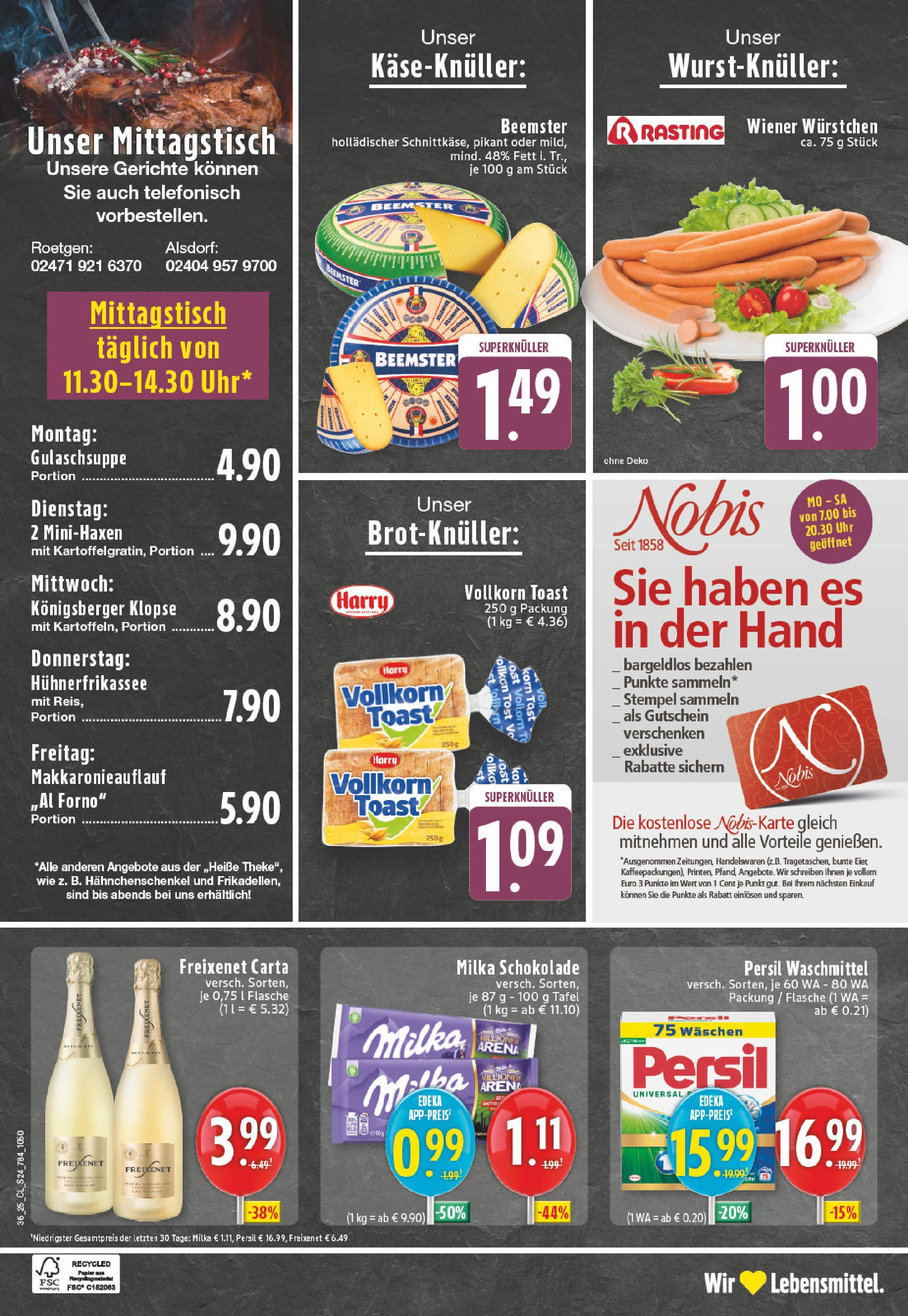 Edeka prospekt Alsdorf	 (ab 01.09.2025) » Angebote Online | Seite: 24 | Produkte: Wiener wurstchen, Hahnchenschenkel, Eier, Schokolade