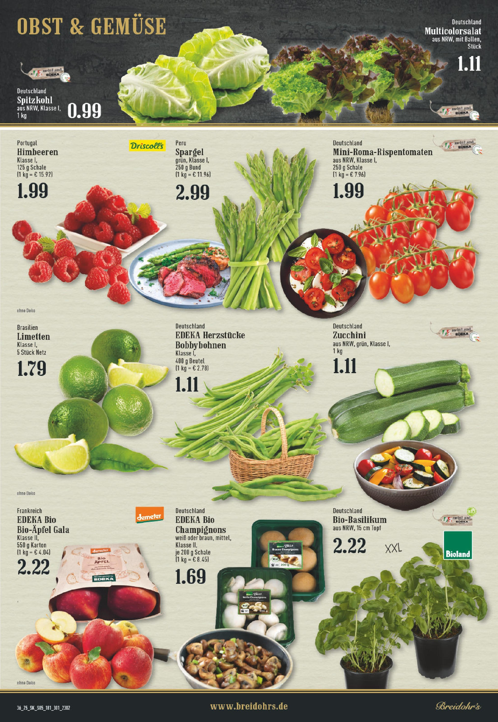Edeka prospekt Hilden (ab 01.09.2025) » Angebote Online | Seite: 5 | Produkte: Limetten, Äpfel, Spargel, Gemüse Edeka prospekt Hilden (ab 01.09.2025) » Angebote Online | Seite: 5 | Produkte: Limetten, Äpfel, Spargel, Gemüse