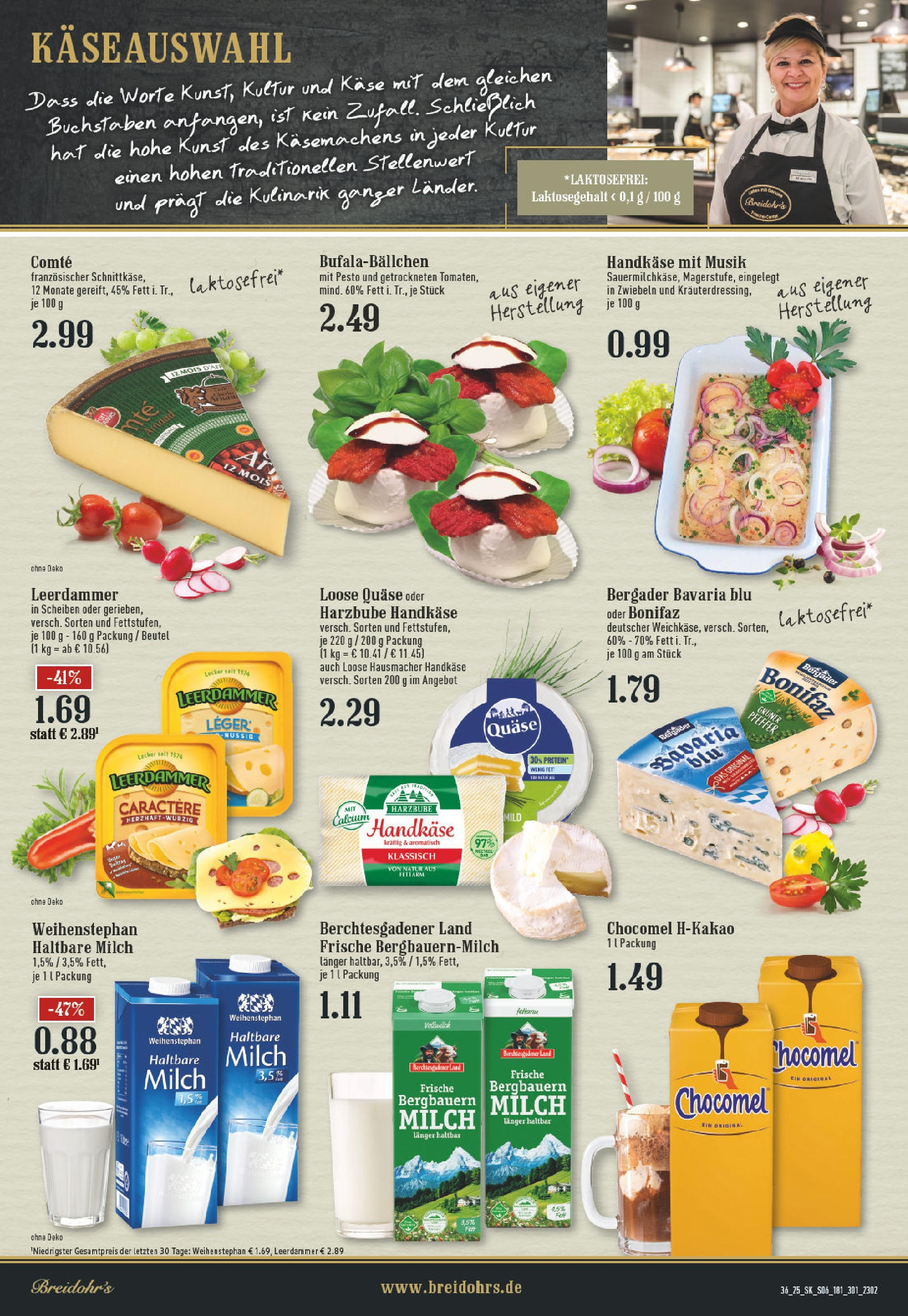 Edeka prospekt Hilden (ab 01.09.2025) » Angebote Online | Seite: 6 | Produkte: Milch, Käse, Pfeffer, Chocomel Edeka prospekt Hilden (ab 01.09.2025) » Angebote Online | Seite: 6 | Produkte: Milch, Käse, Pfeffer, Chocomel