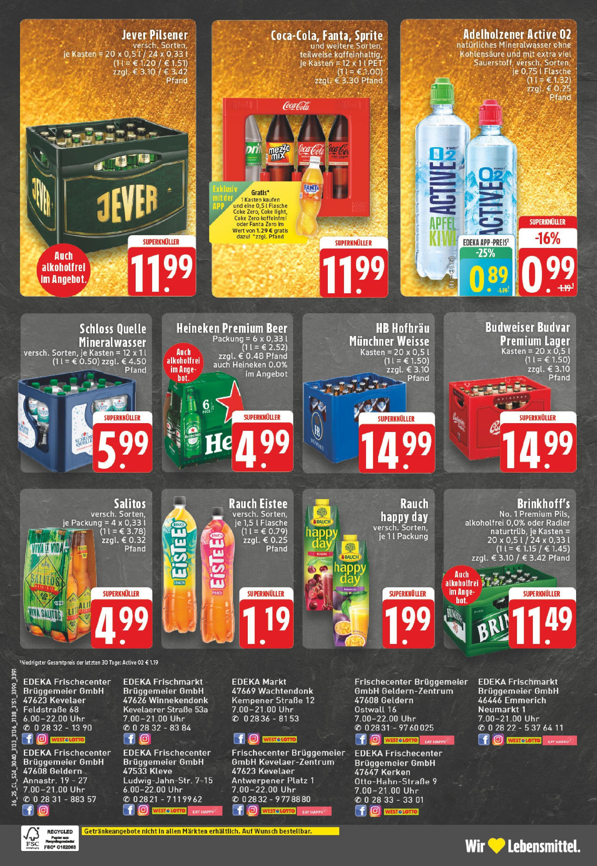 Edeka prospekt Kevelaer (ab 01.09.2025) » Angebote Online | Seite: 24 | Produkte: Coca cola, Sprite, Äpfel, Jever Edeka prospekt Kevelaer (ab 01.09.2025) » Angebote Online | Seite: 24 | Produkte: Coca cola, Sprite, Äpfel, Jever