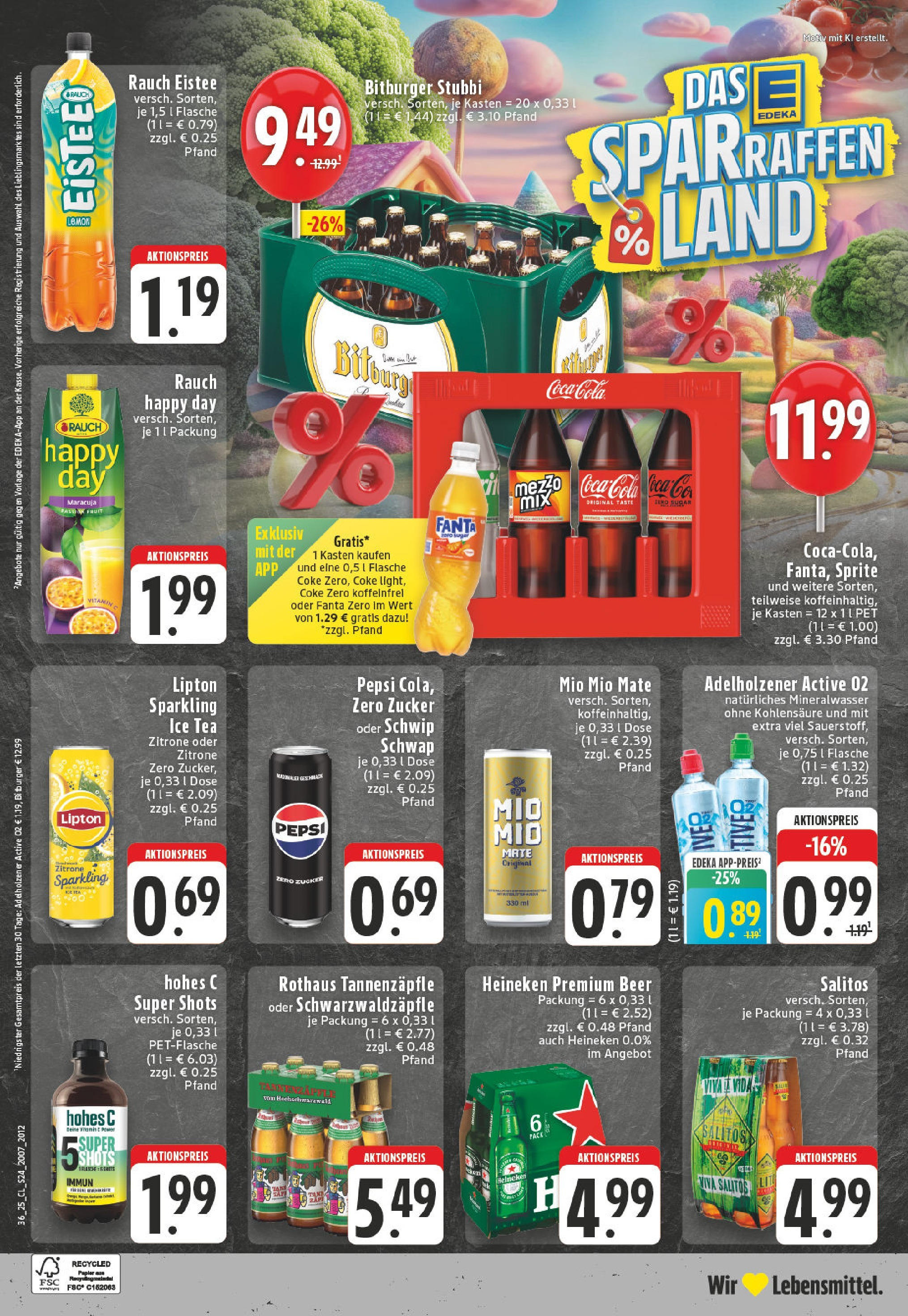 Edeka prospekt Krefeld (ab 01.09.2025) » Angebote Online | Seite: 24 | Produkte: Coca cola, Sprite, Adelholzener, Mineralwasser Edeka prospekt Krefeld (ab 01.09.2025) » Angebote Online | Seite: 24 | Produkte: Coca cola, Sprite, Adelholzener, Mineralwasser