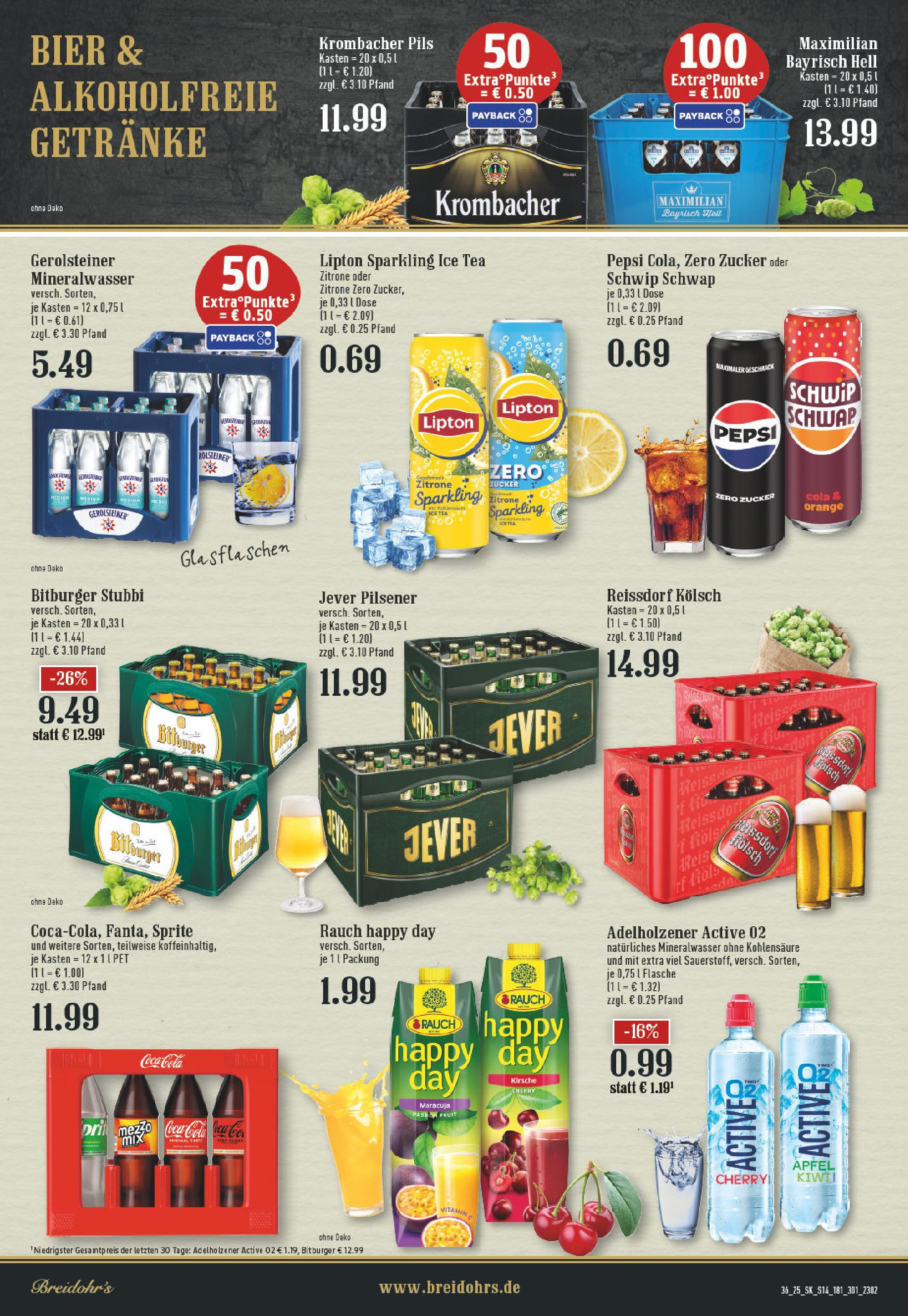 Edeka prospekt Hilden (ab 01.09.2025) » Angebote Online | Seite: 14 | Produkte: Bier, Pils, Zitrone, Jever Edeka prospekt Hilden (ab 01.09.2025) » Angebote Online | Seite: 14 | Produkte: Bier, Pils, Zitrone, Jever