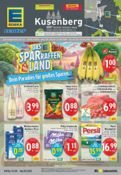 Edeka prospekt Goch	 gültig ab dem 31.08.2025