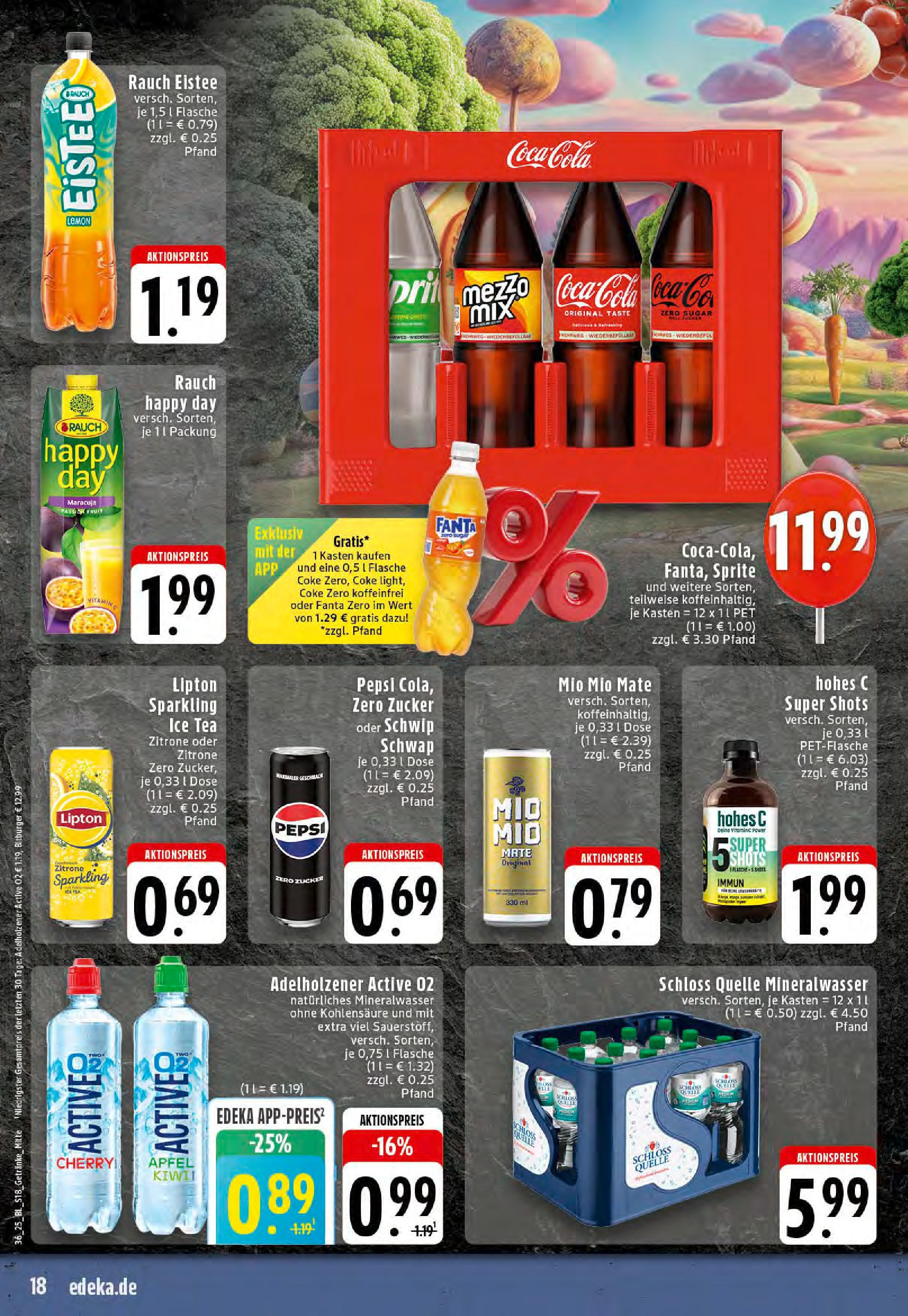Edeka prospekt Reken-Bahnhof (ab 01.09.2025) » Angebote Online | Seite: 18 | Produkte: Sprite, Schwip schwap, Zucker, Hohes c Edeka prospekt Reken-Bahnhof (ab 01.09.2025) » Angebote Online | Seite: 18 | Produkte: Sprite, Schwip schwap, Zucker, Hohes c