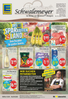 Edeka prospekt Witten-Bommern	 gültig ab dem 01.09.2025