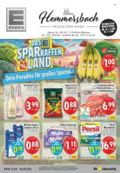 Edeka prospekt Köln	 gültig ab dem 31.08.2025