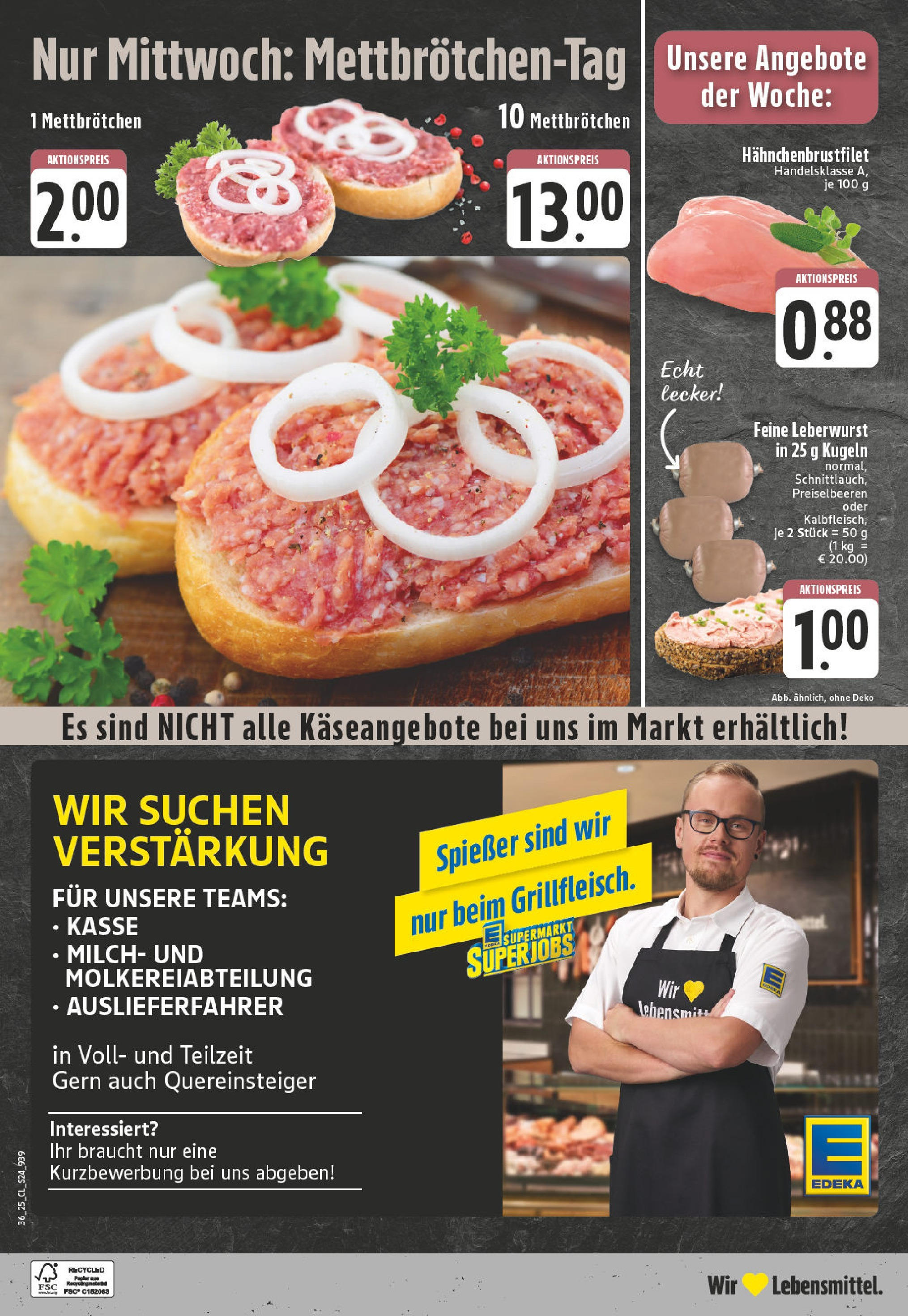 Edeka prospekt Iserlohn (ab 01.09.2025) » Angebote Online | Seite: 24 | Produkte: Milch Edeka prospekt Iserlohn (ab 01.09.2025) » Angebote Online | Seite: 24 | Produkte: Milch