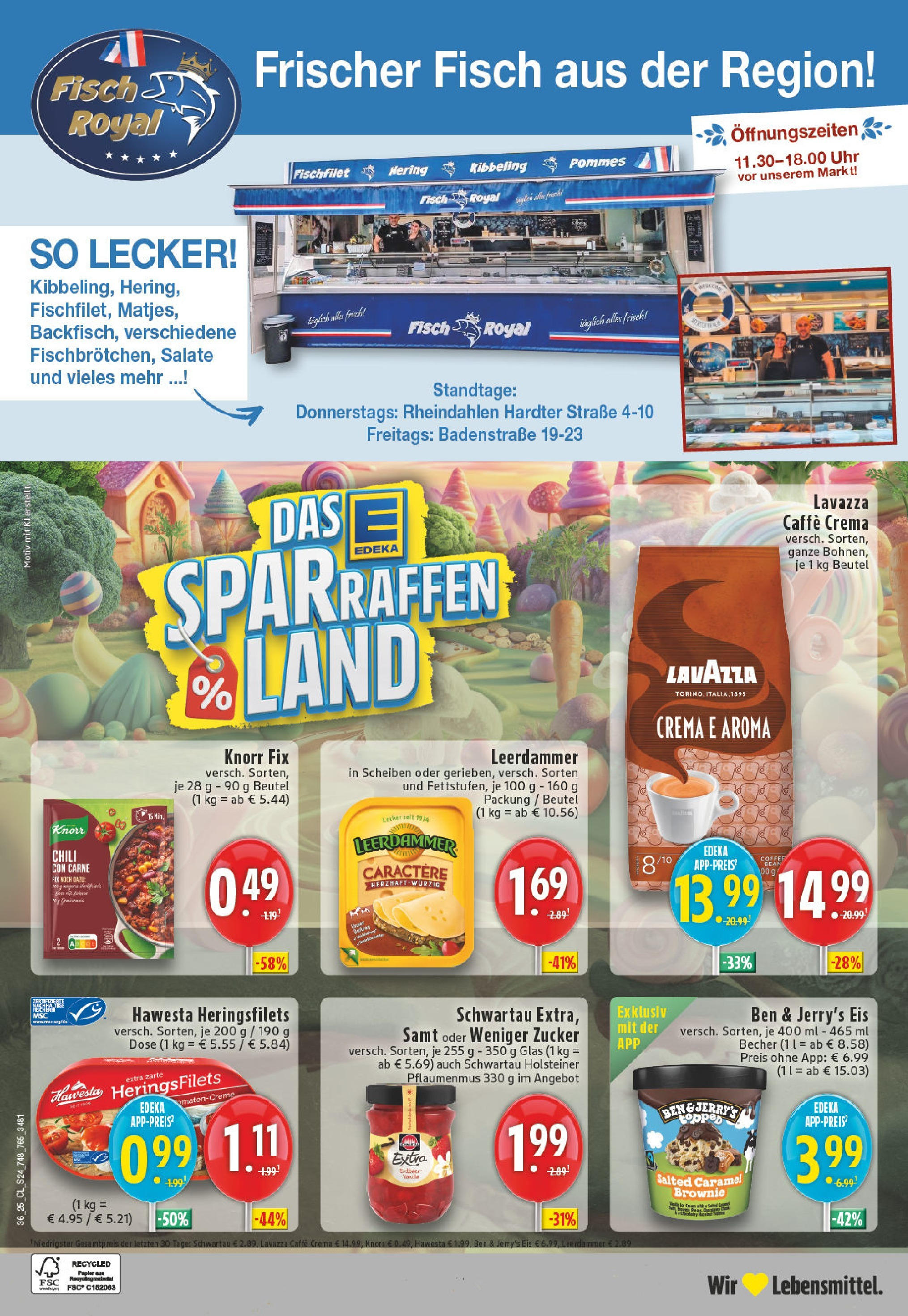 Edeka prospekt Mönchengladbach (ab 01.09.2025) » Angebote Online | Seite: 24 | Produkte: Knorr, Leerdammer, Fisch, Chili Edeka prospekt Mönchengladbach (ab 01.09.2025) » Angebote Online | Seite: 24 | Produkte: Knorr, Leerdammer, Fisch, Chili